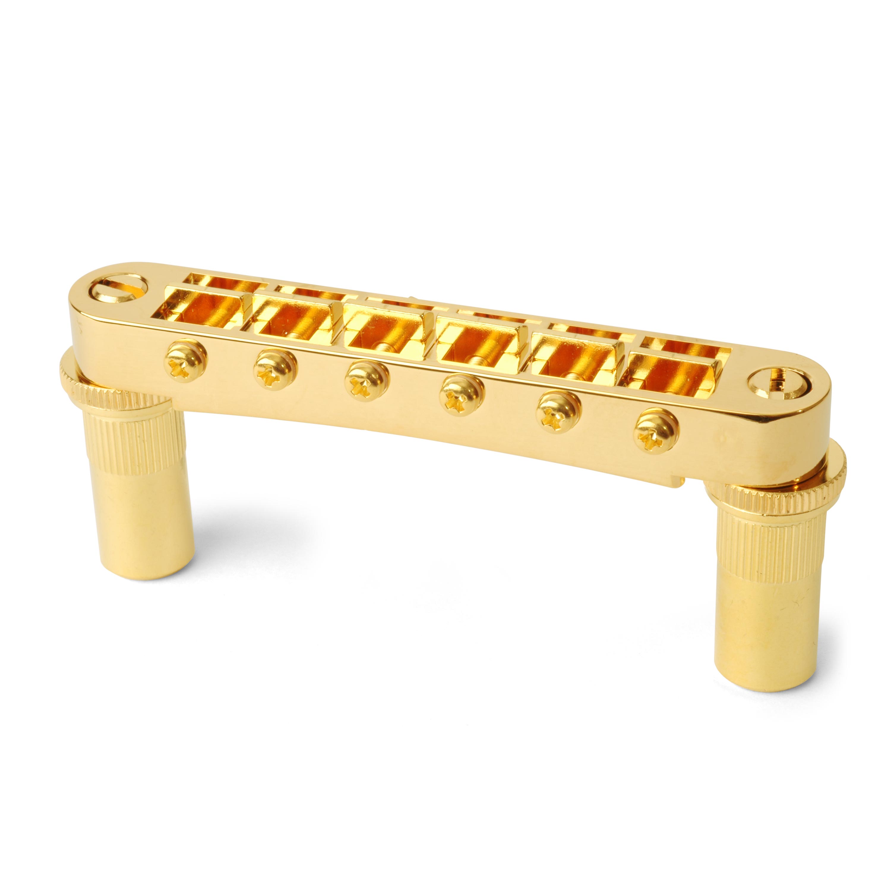 Gotoh Tune-o-matic Bridge with Studs/Bushings, Gold
