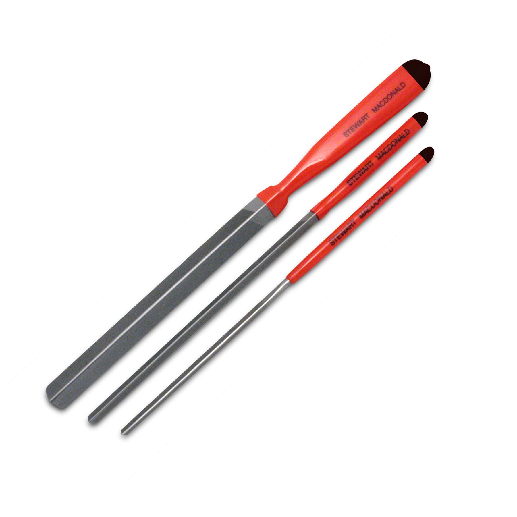 3-Corner Fret Dressing Files, Set of 3