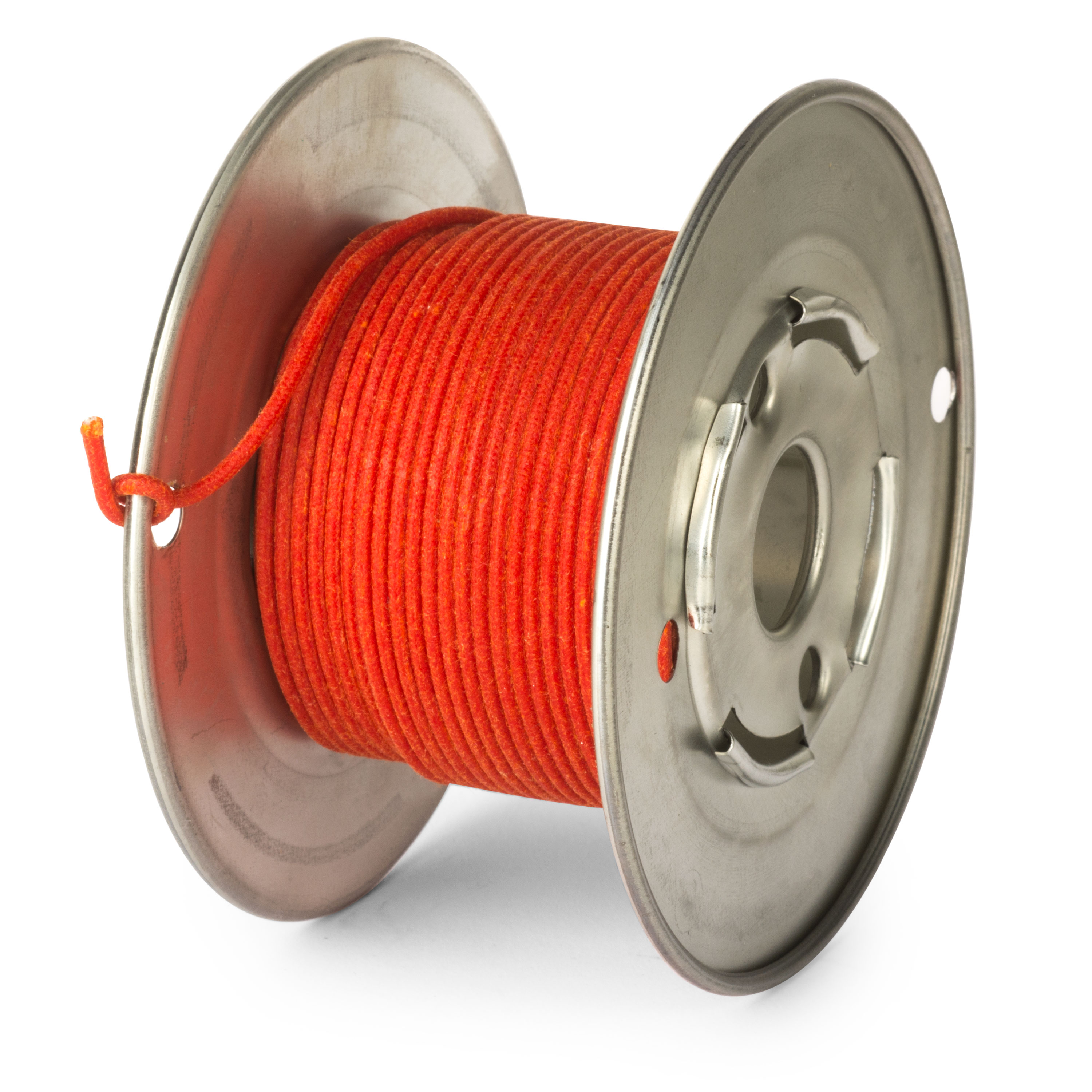 Vintage Solid Core Push-back Wire - 50 feet, Orange, 20 Gauge