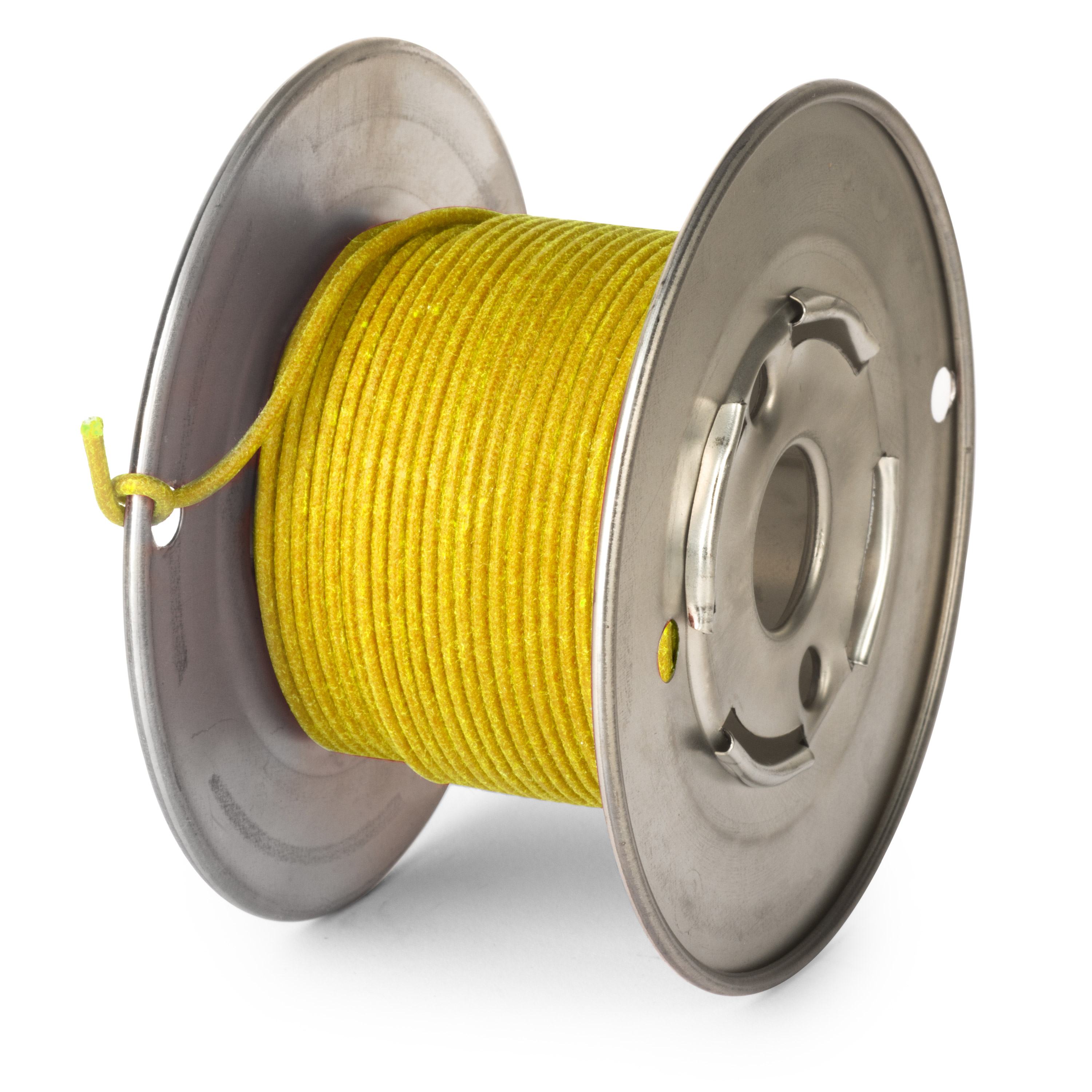 Vintage Solid Core Push-back Wire - 50 feet, Yellow, 20 Gauge