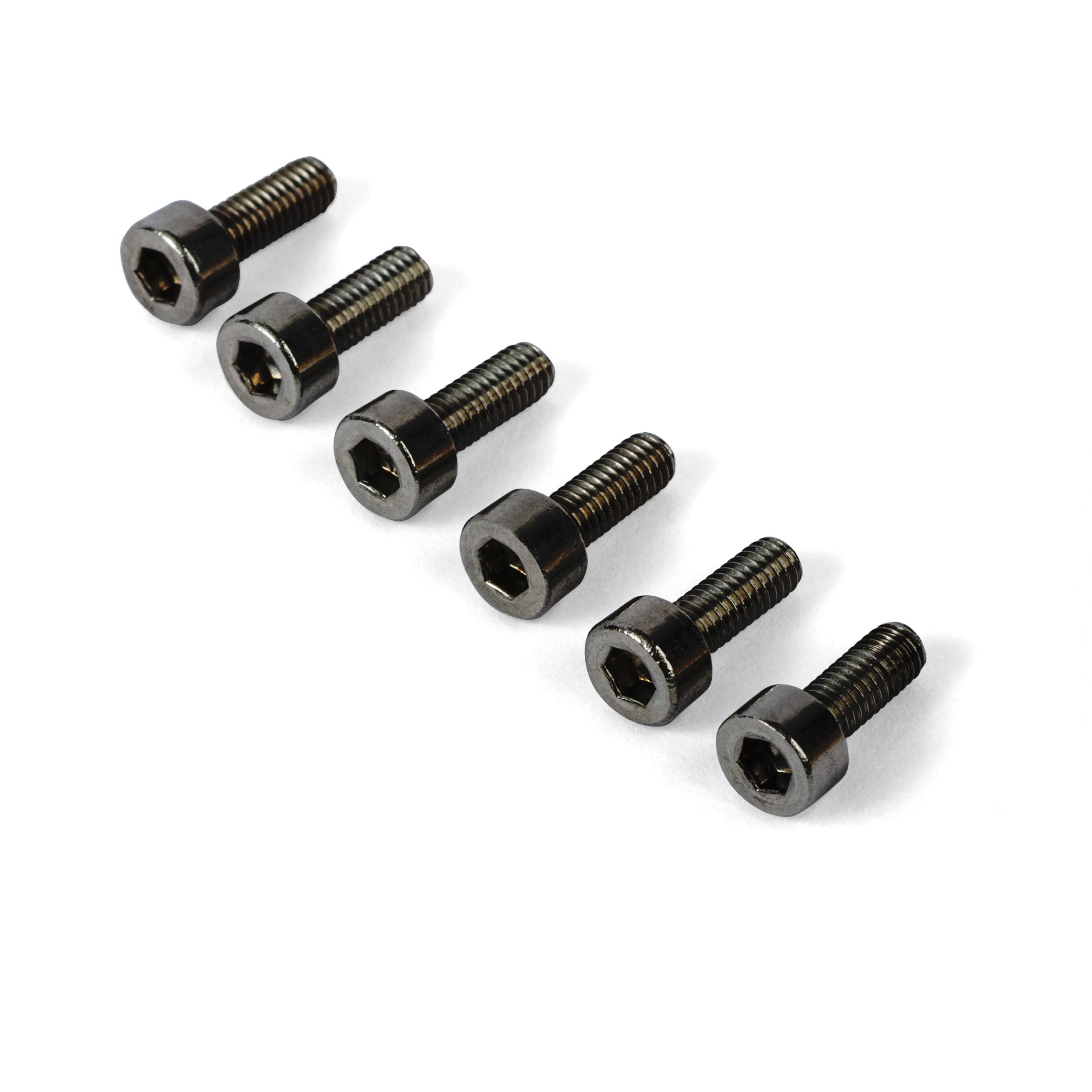 Floyd Rose Original Saddle Mounting Screws, Black, set of 6