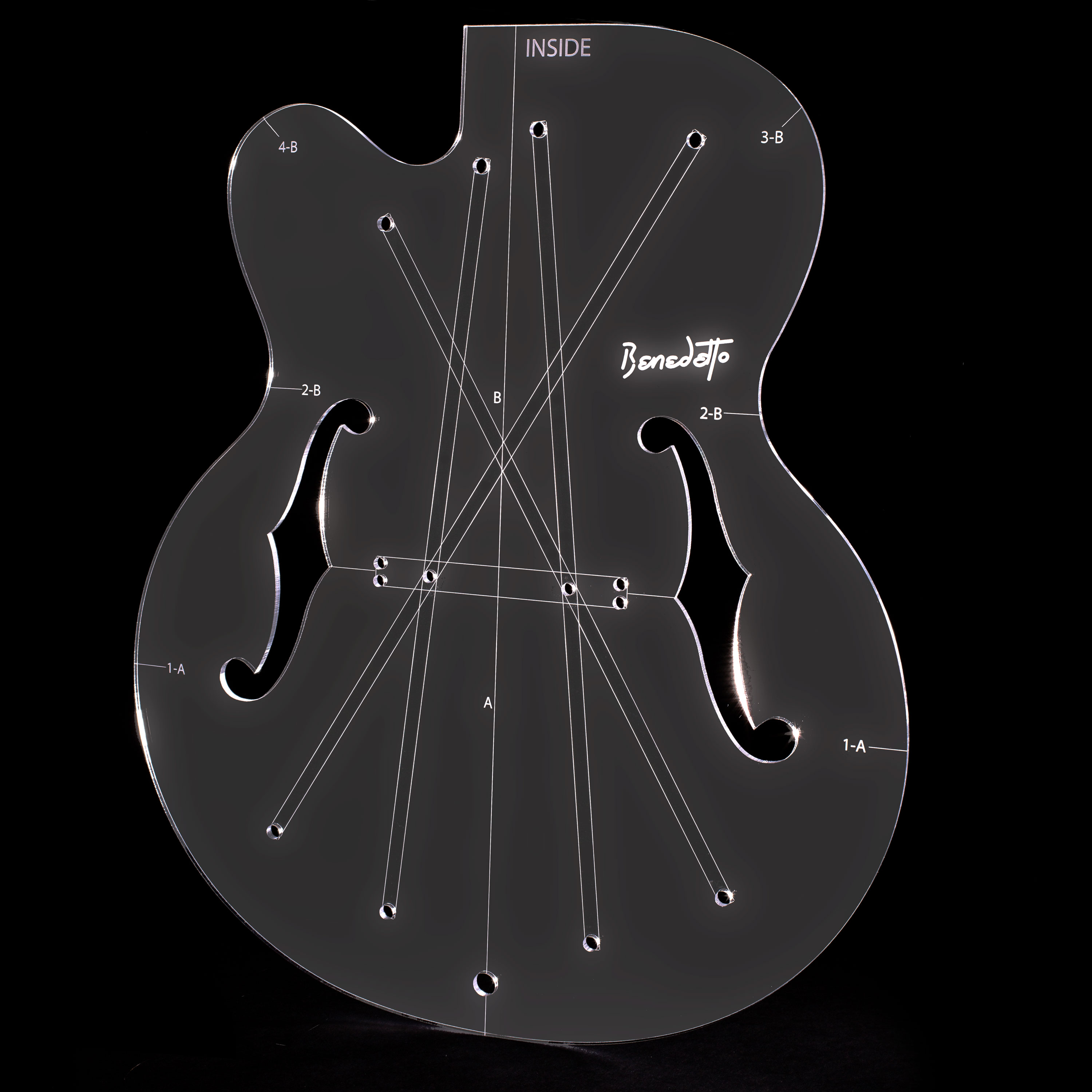 Benedetto Archtop Guitar Templates