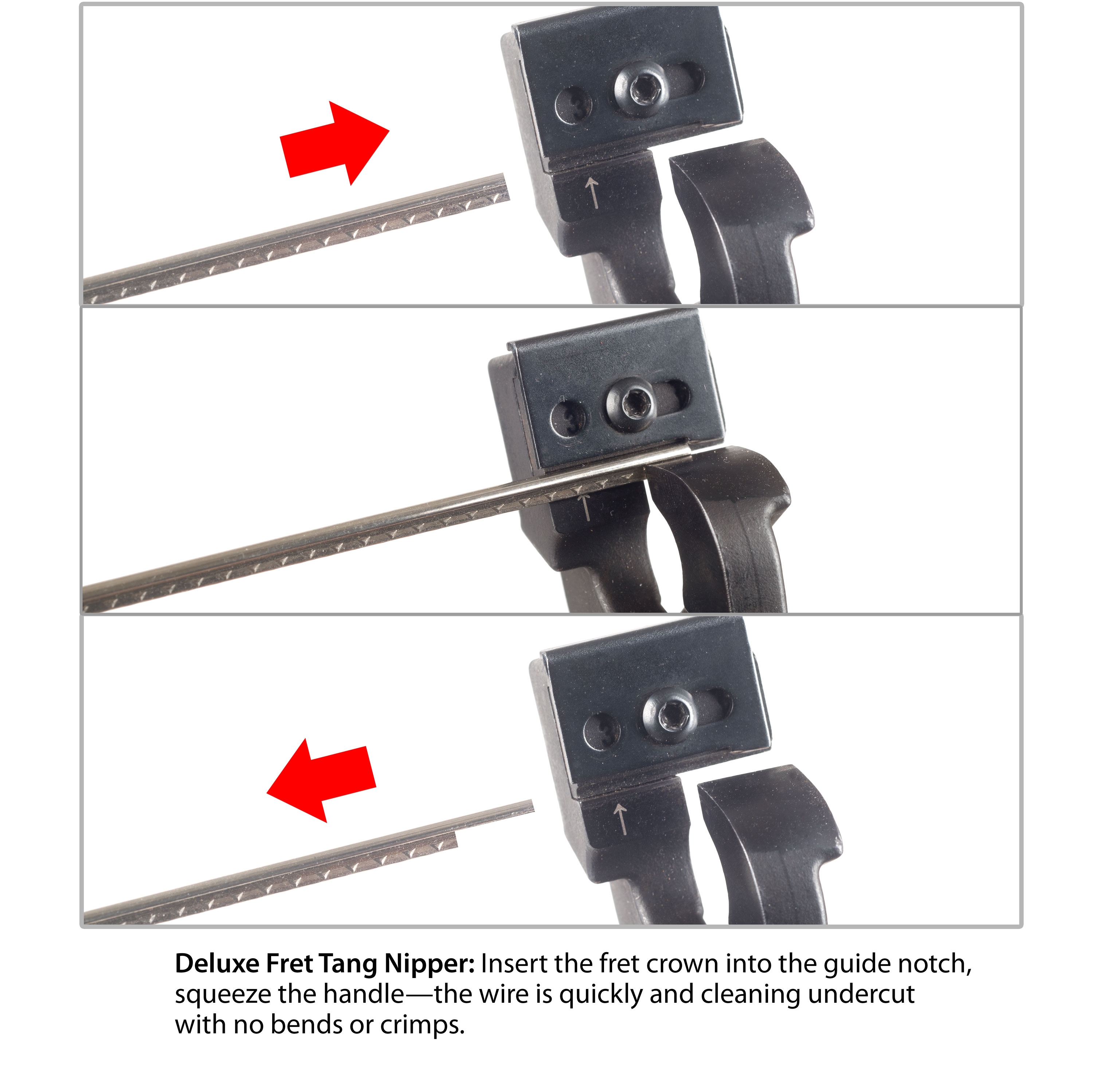 StewMac Deluxe Fret Tang Nipper