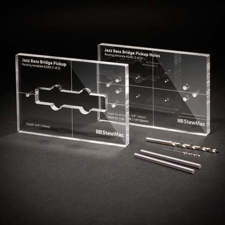 Pickup Routing Templates for Jazz Bass