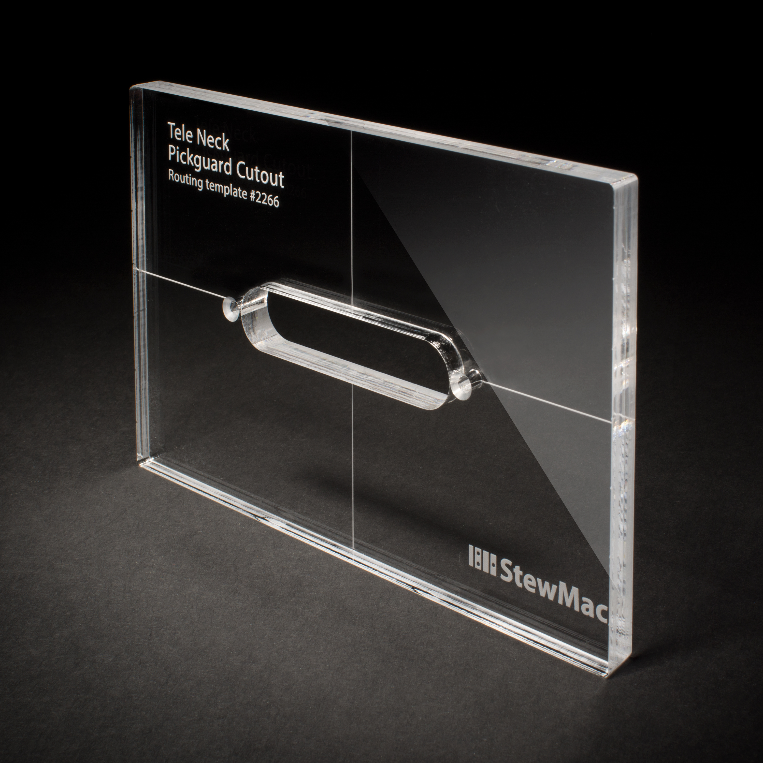 Pickup Routing Templates for Tele Guitar, For pickguard rout, neck pickup