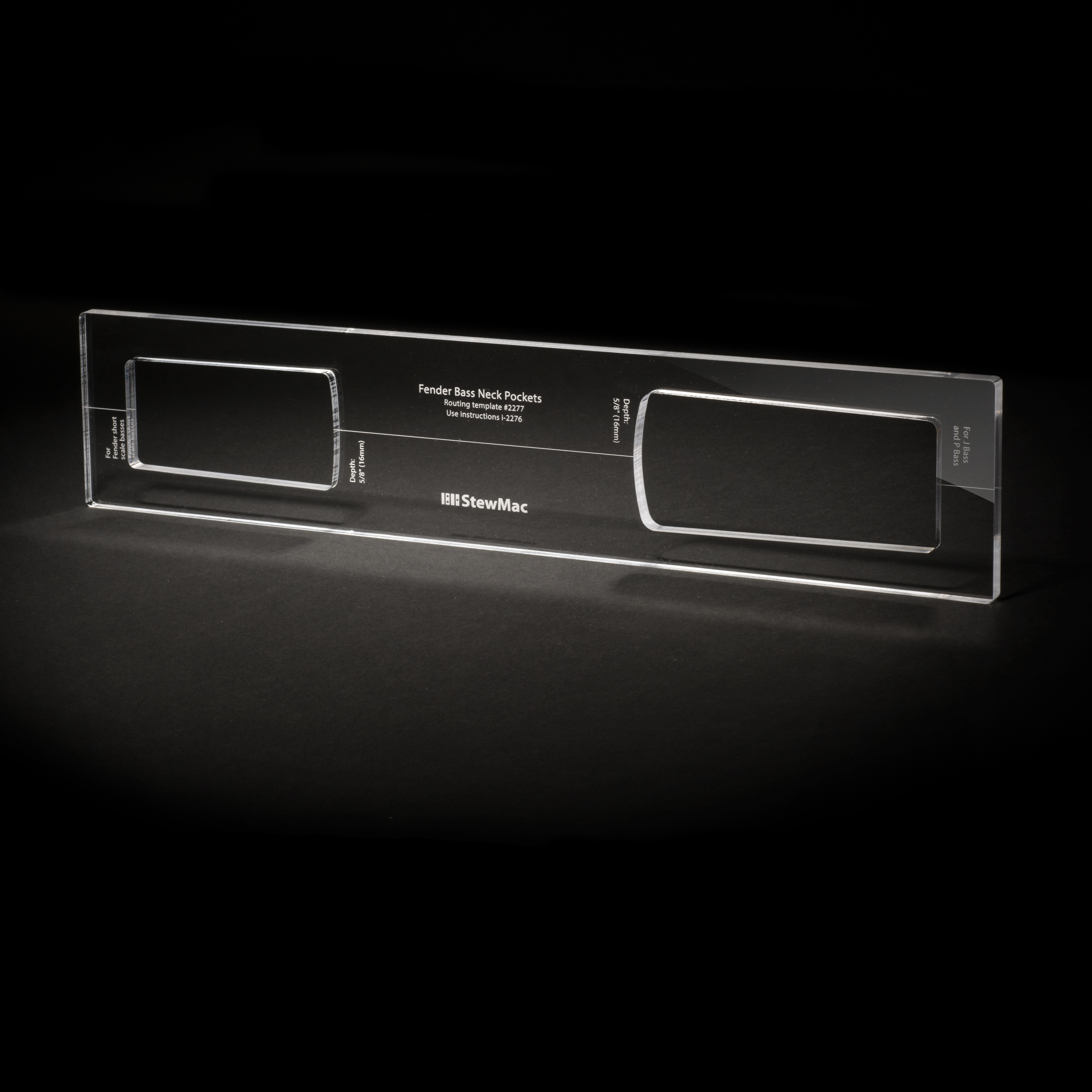 Neck Pocket Routing Template for Fender