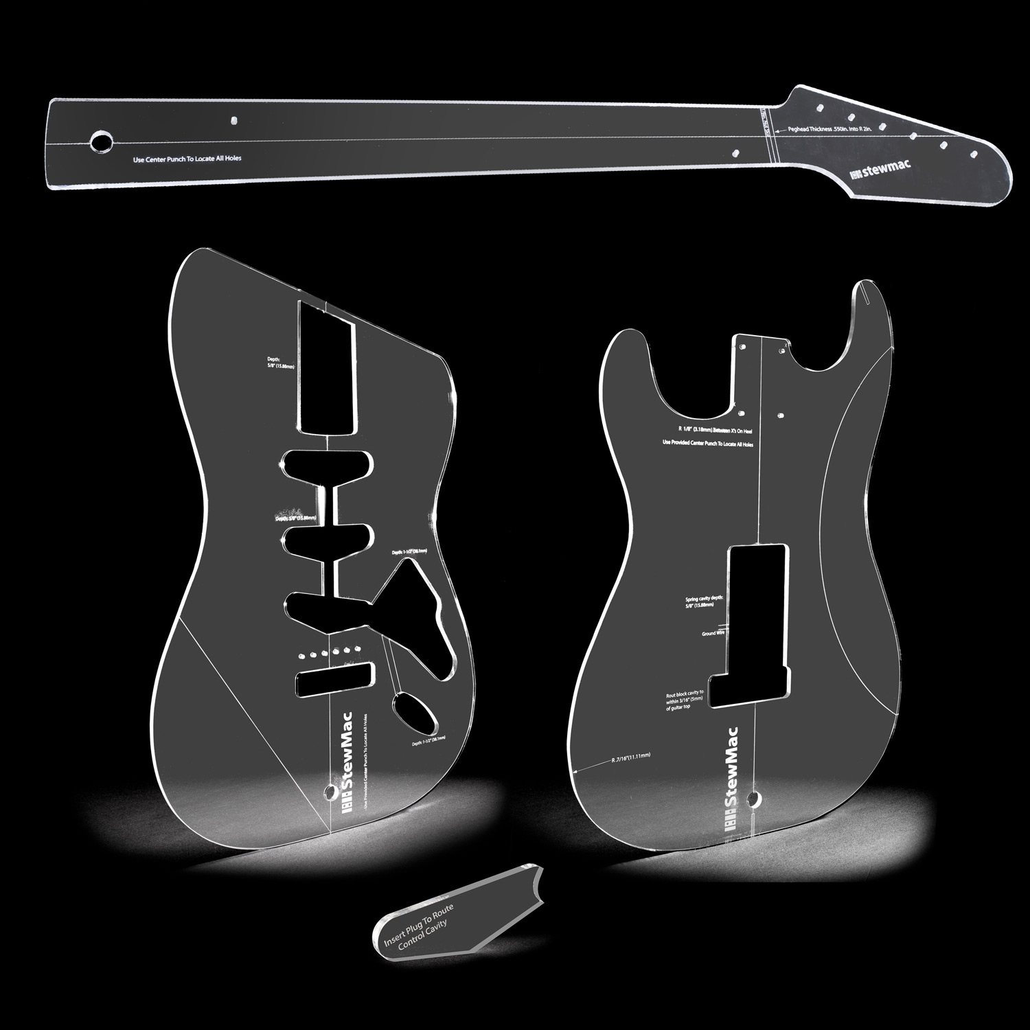 Routing Template for Vintage Strat