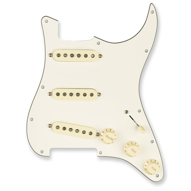 Fender Original 57/62 Pre-wired Stratocaster Pickguard, Parchment
