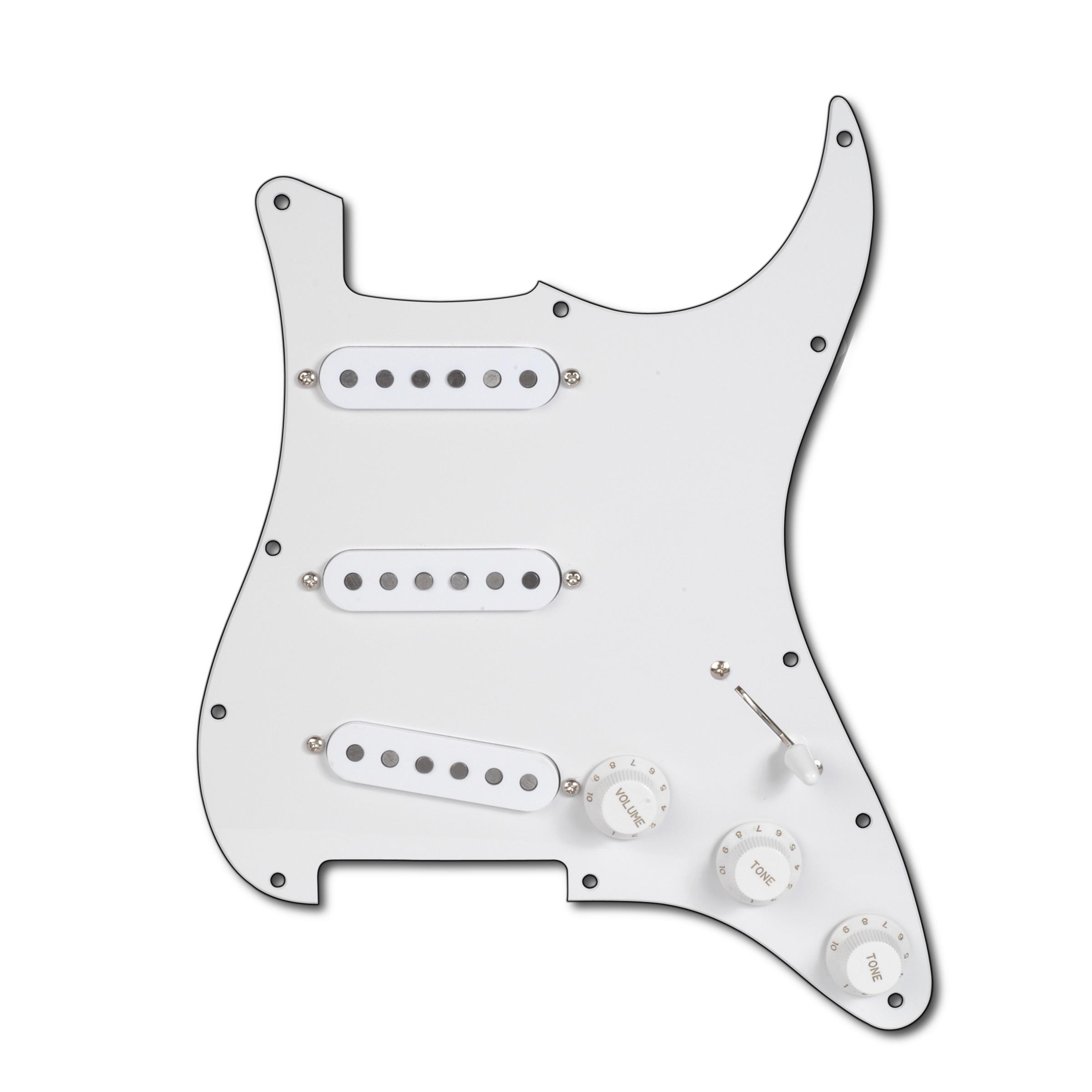 Golden Age Pre-wired Pickguards, White / black / white