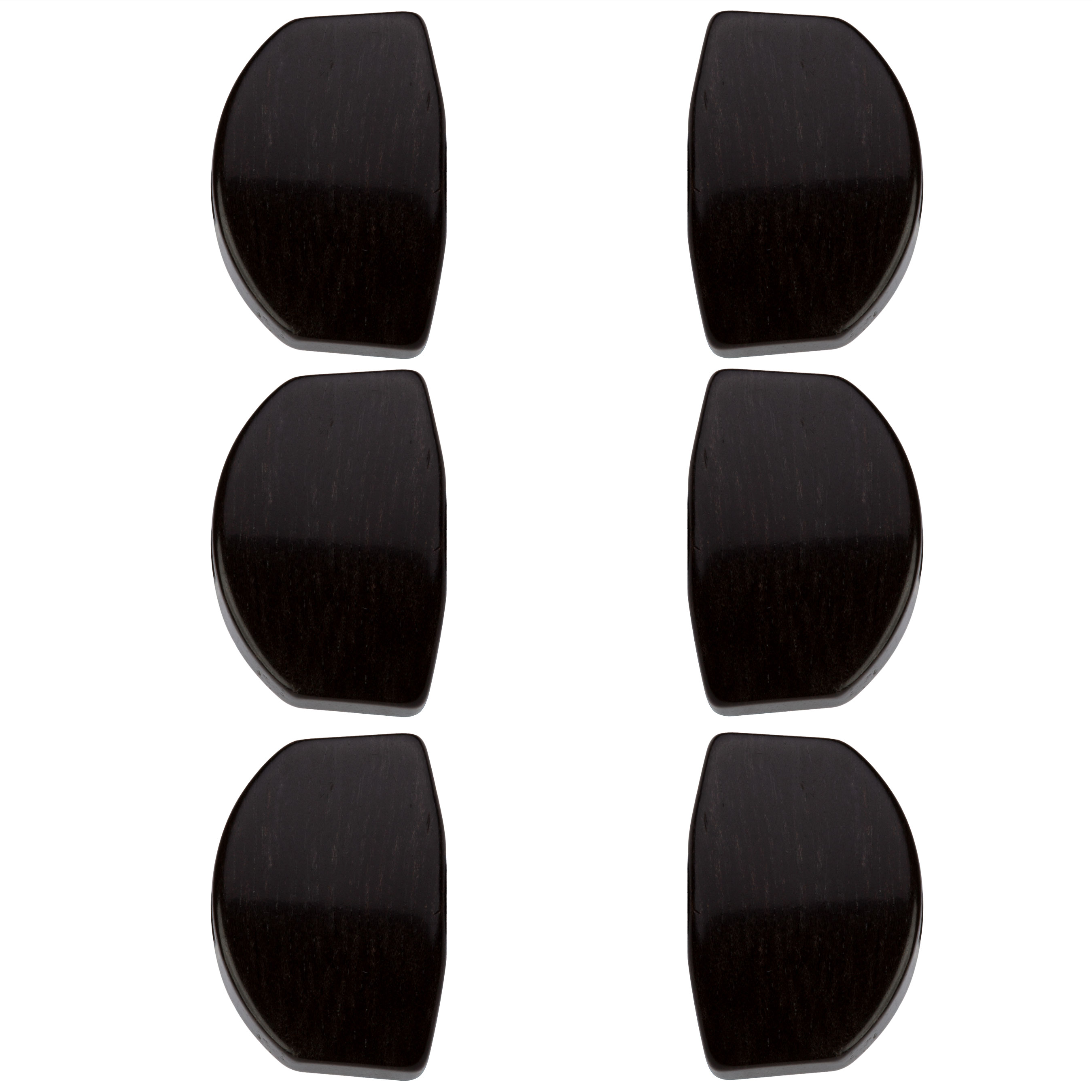 Schaller Replacement Knobs, Large ebony, set of 6