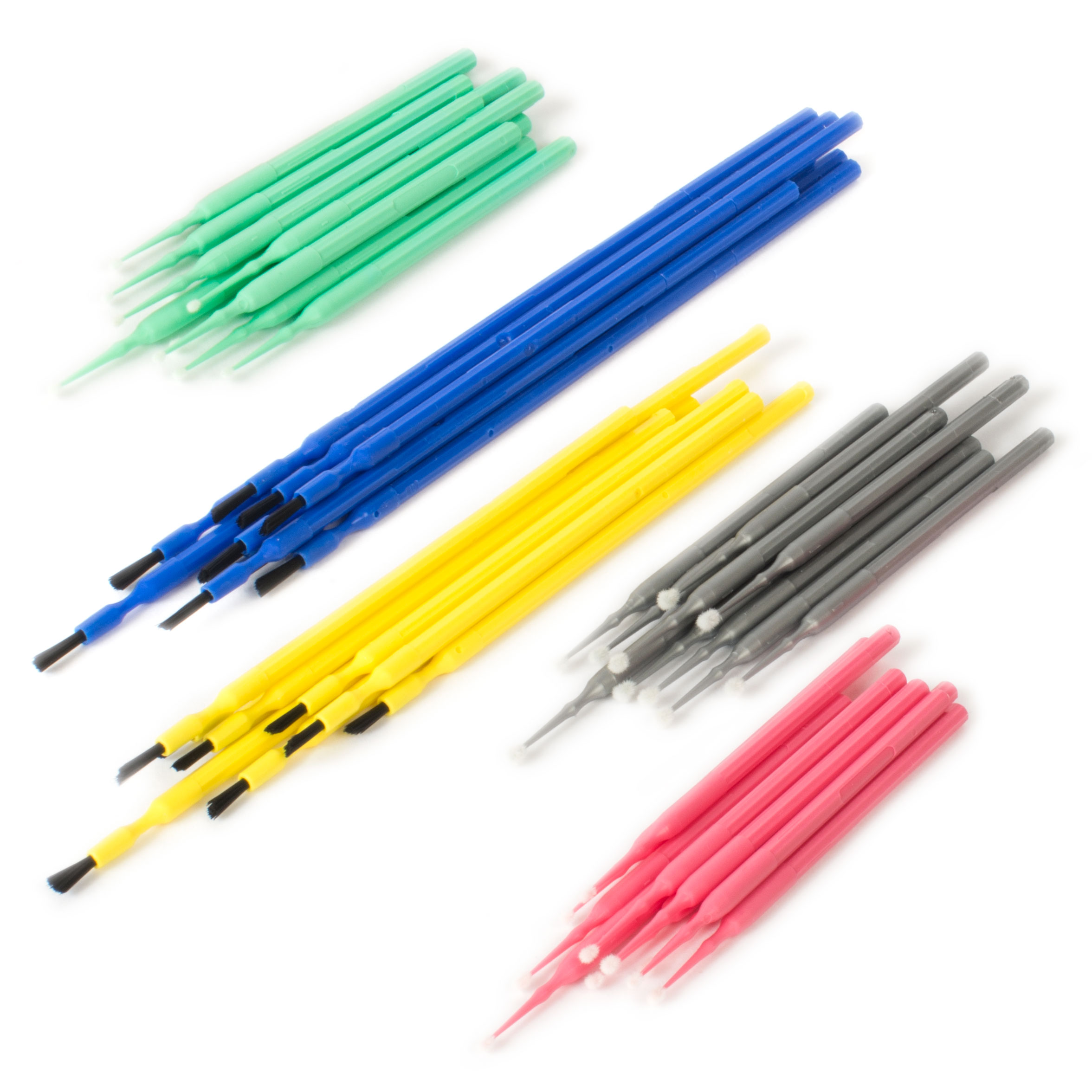 Micro Cleaning Brushes, Set of All 5 Micro Brush/Swab Packs