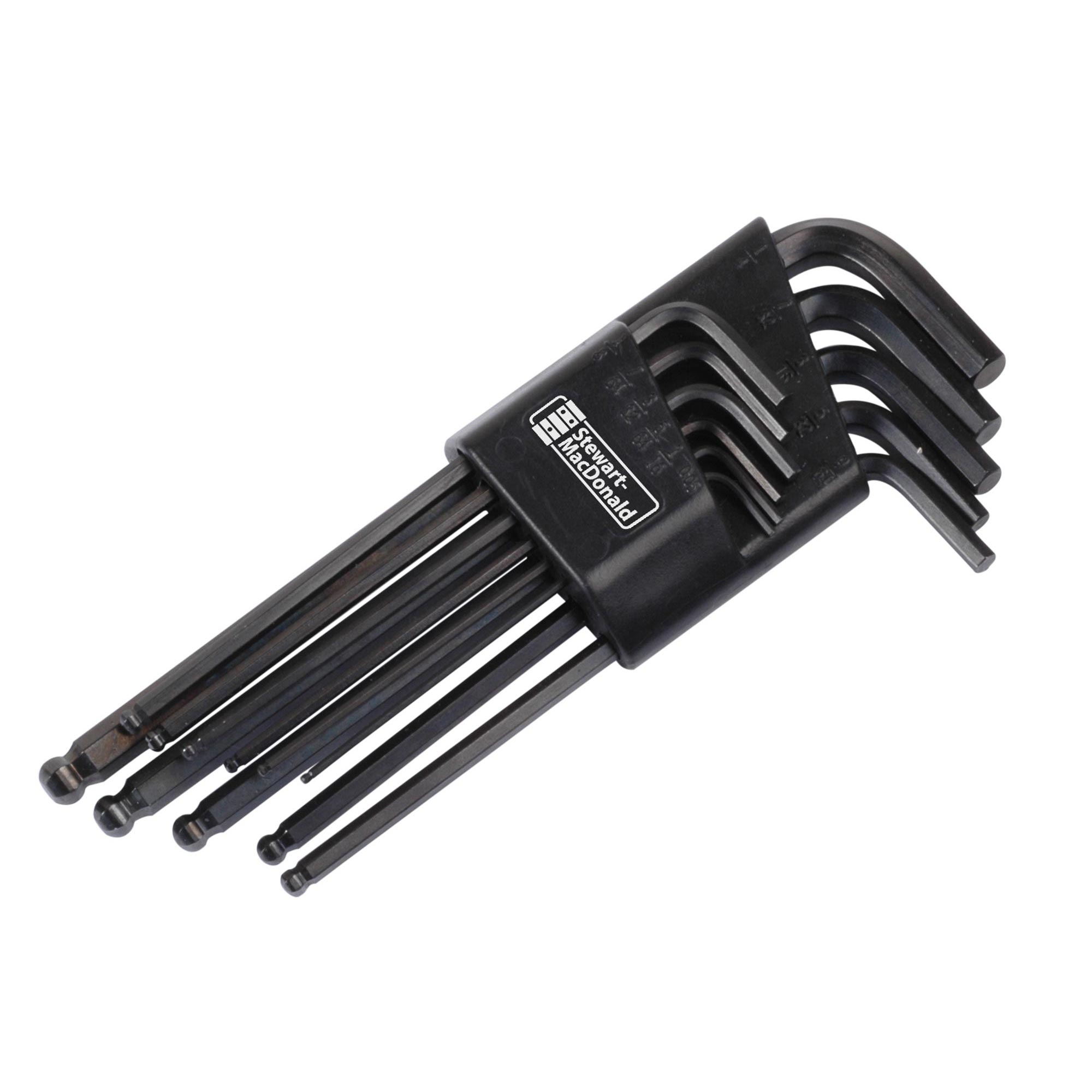 Ball-end Hex Keys, SAE, set of 11