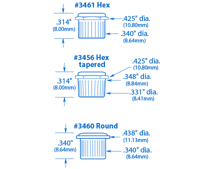 Vintage-style Tuner Bushings