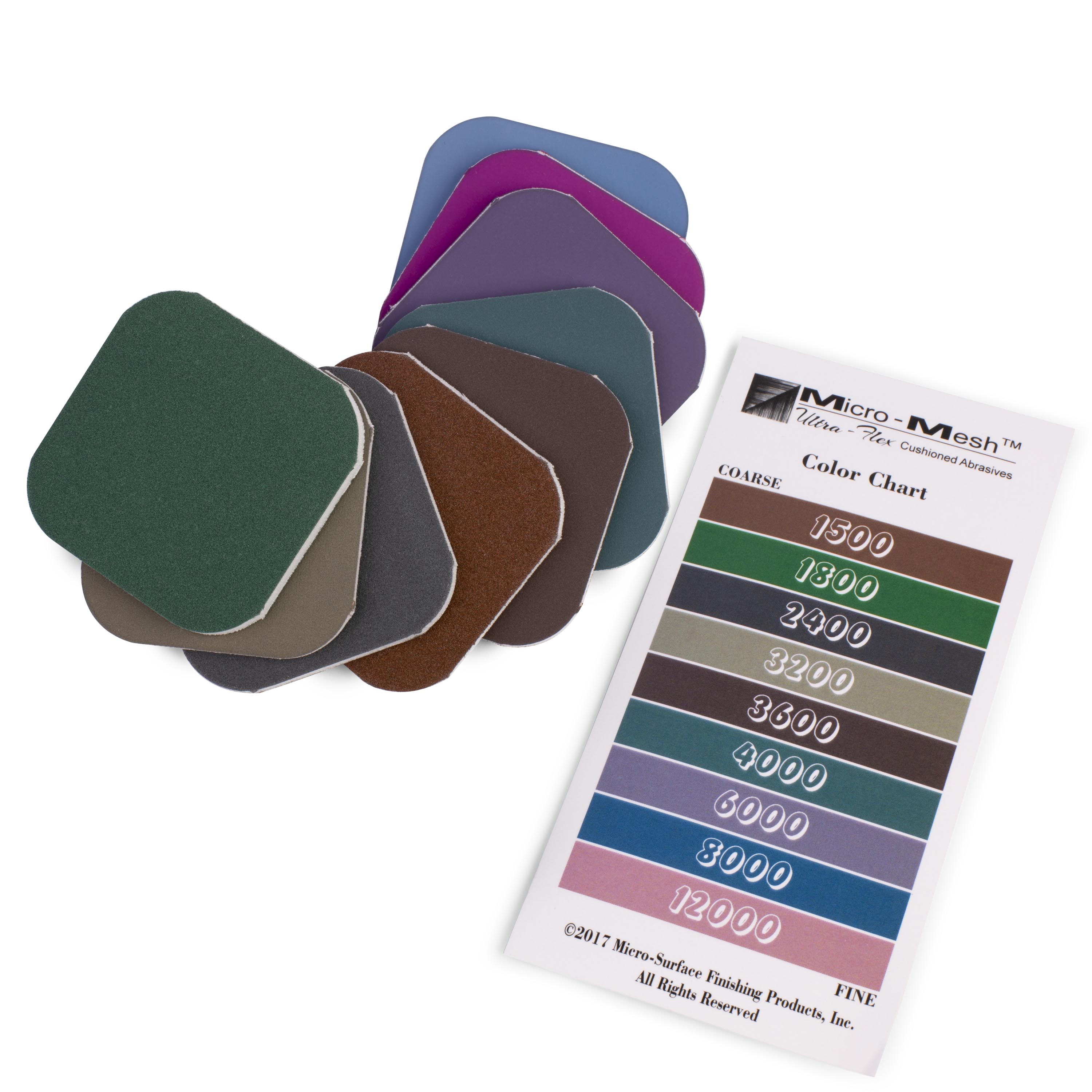 Micro-Mesh Soft Touch Pads, 2" x 2" Set of 9