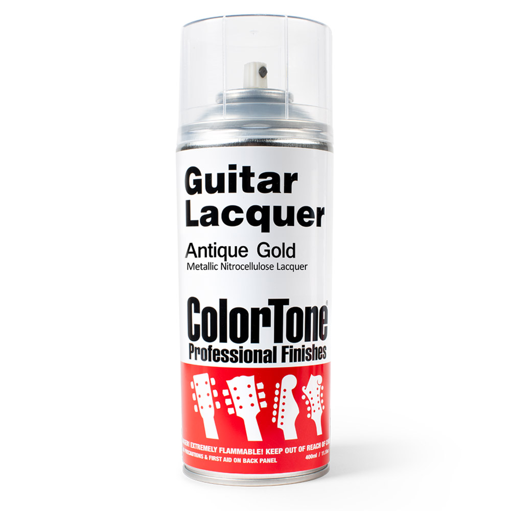 ColorTone Aerosol Guitar Lacquer, Antique Gold