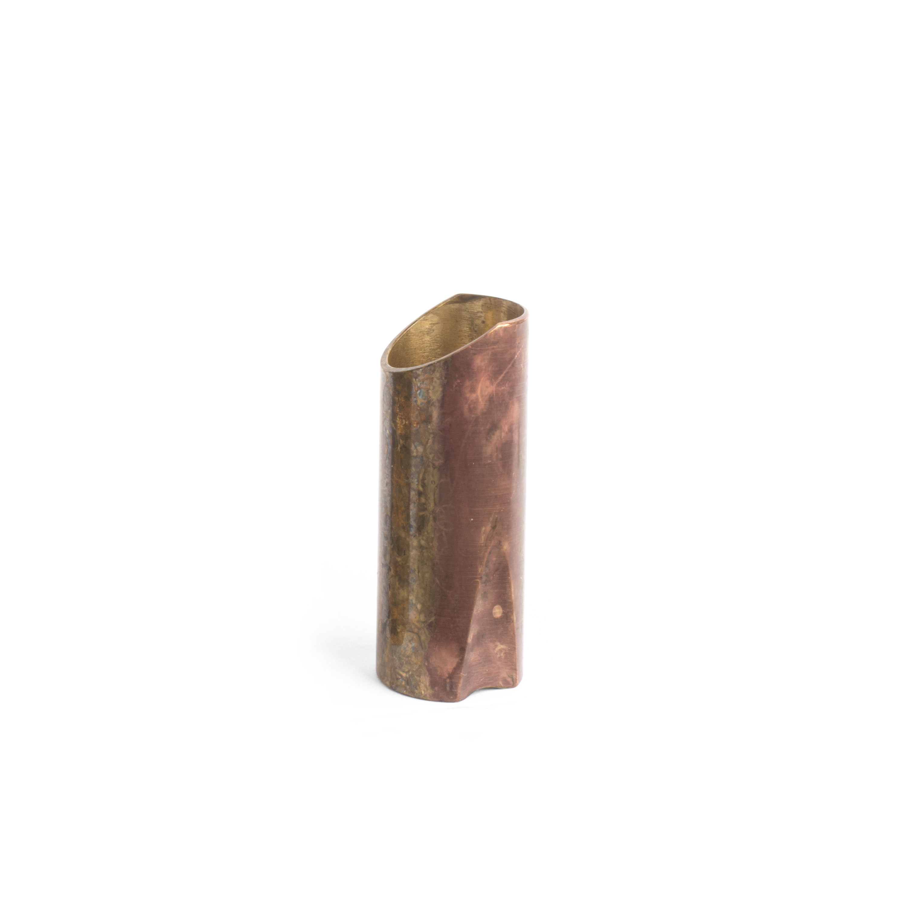 Rock Slide Aged Brass Guitar Slide, Small