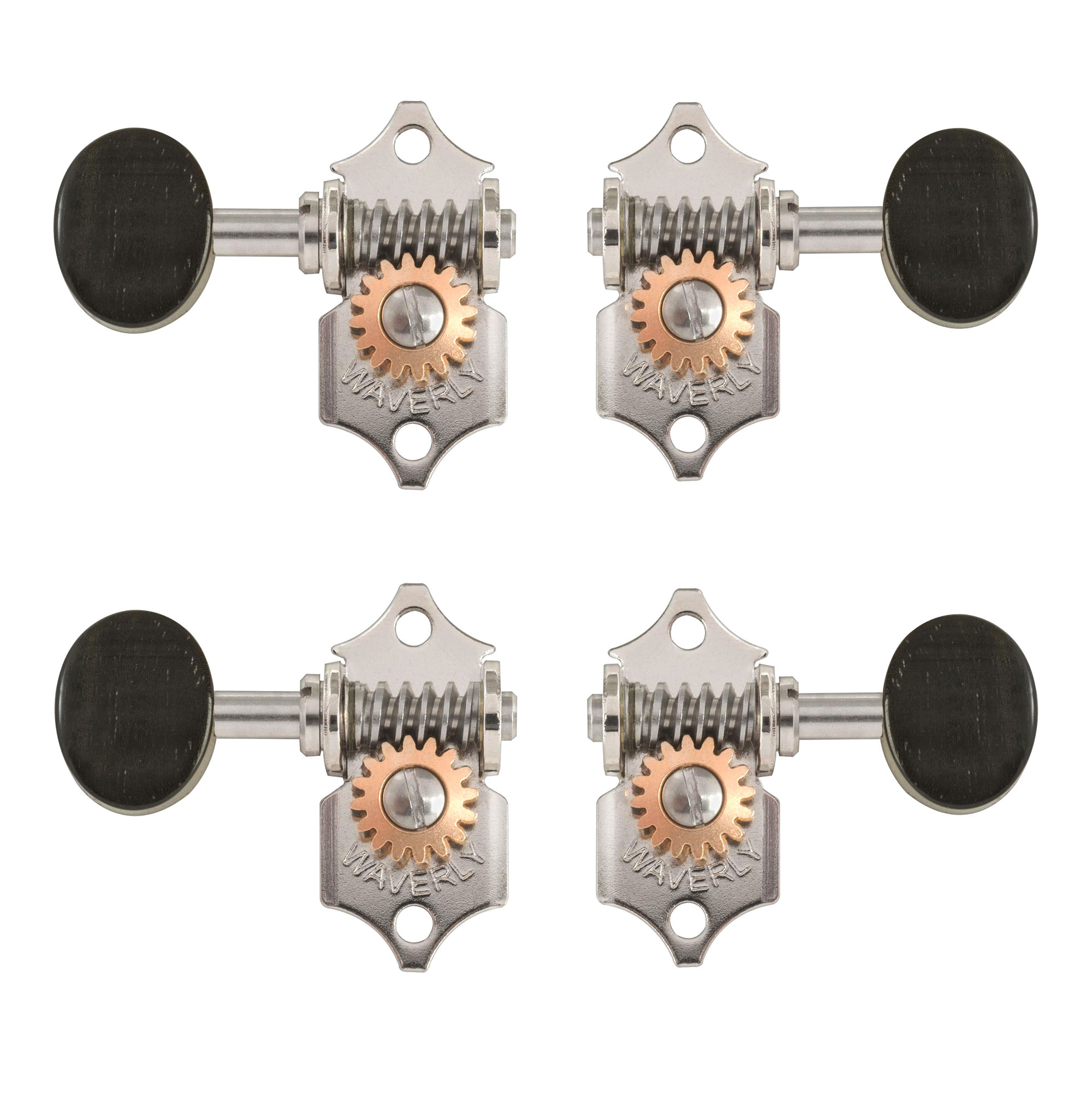Waverly Ukulele Tuners, With ebony knobs