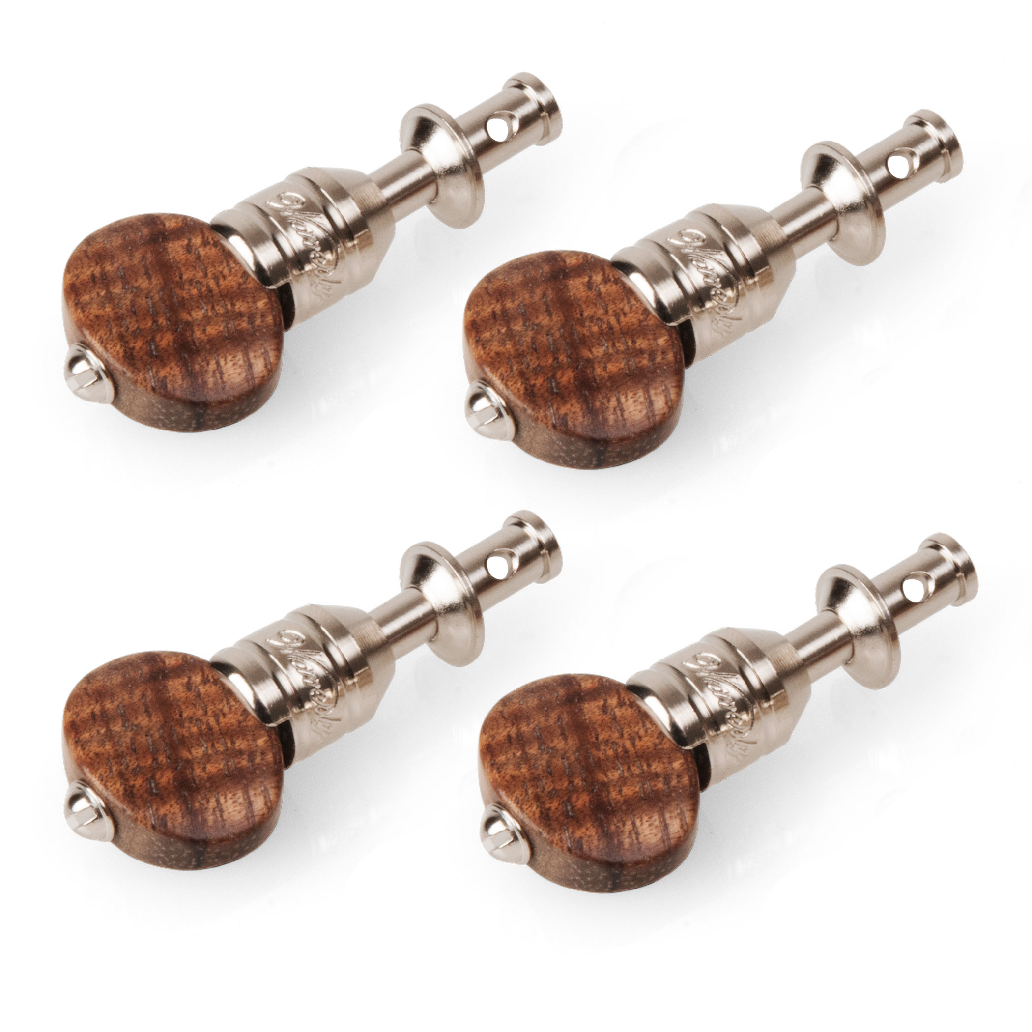 Waverly Ukulele Friction Pegs, Set of 4 with koa knobs