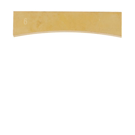 Fret Press Inserts, 6" radius