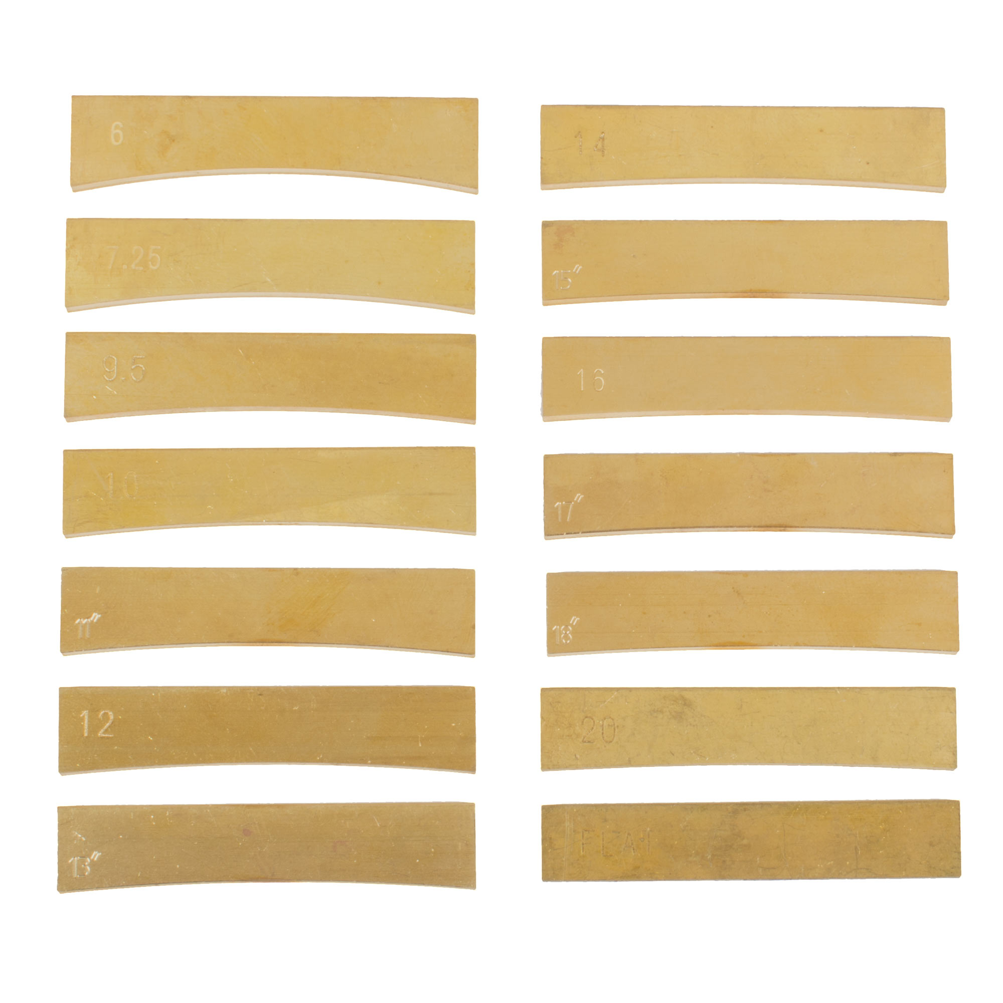 Fret Press Inserts, Complete Set of 14