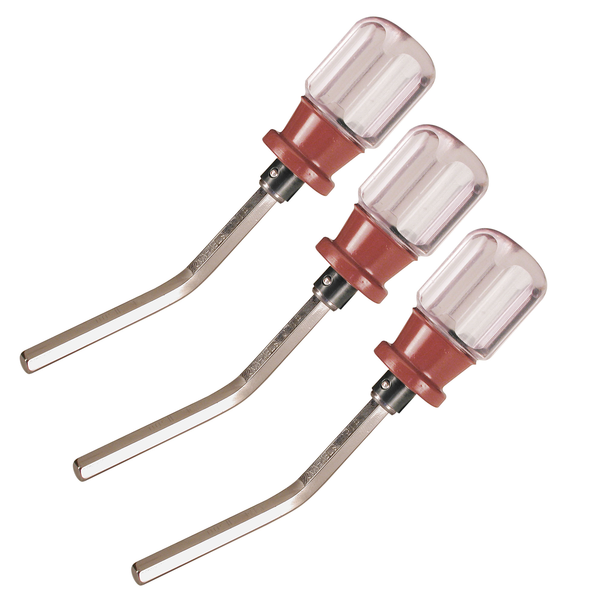 Dual-grit Diamond Fret File, Set of 3