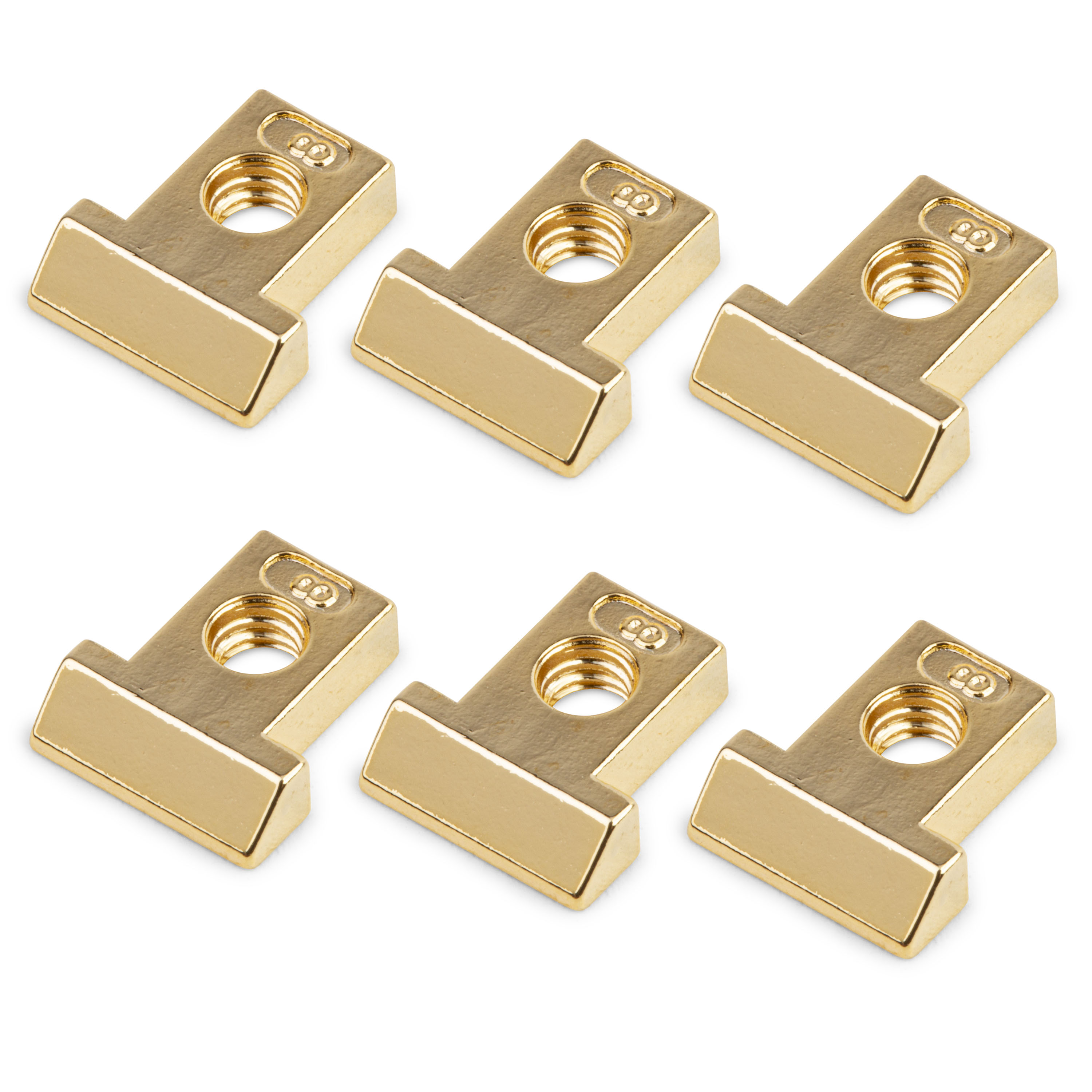 Nashville Tune-o-matic Saddles, Gold, set of 6