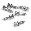 Saddle Screws for ABR-1 Tune-o-matic Bridges, Chrome, set of 6