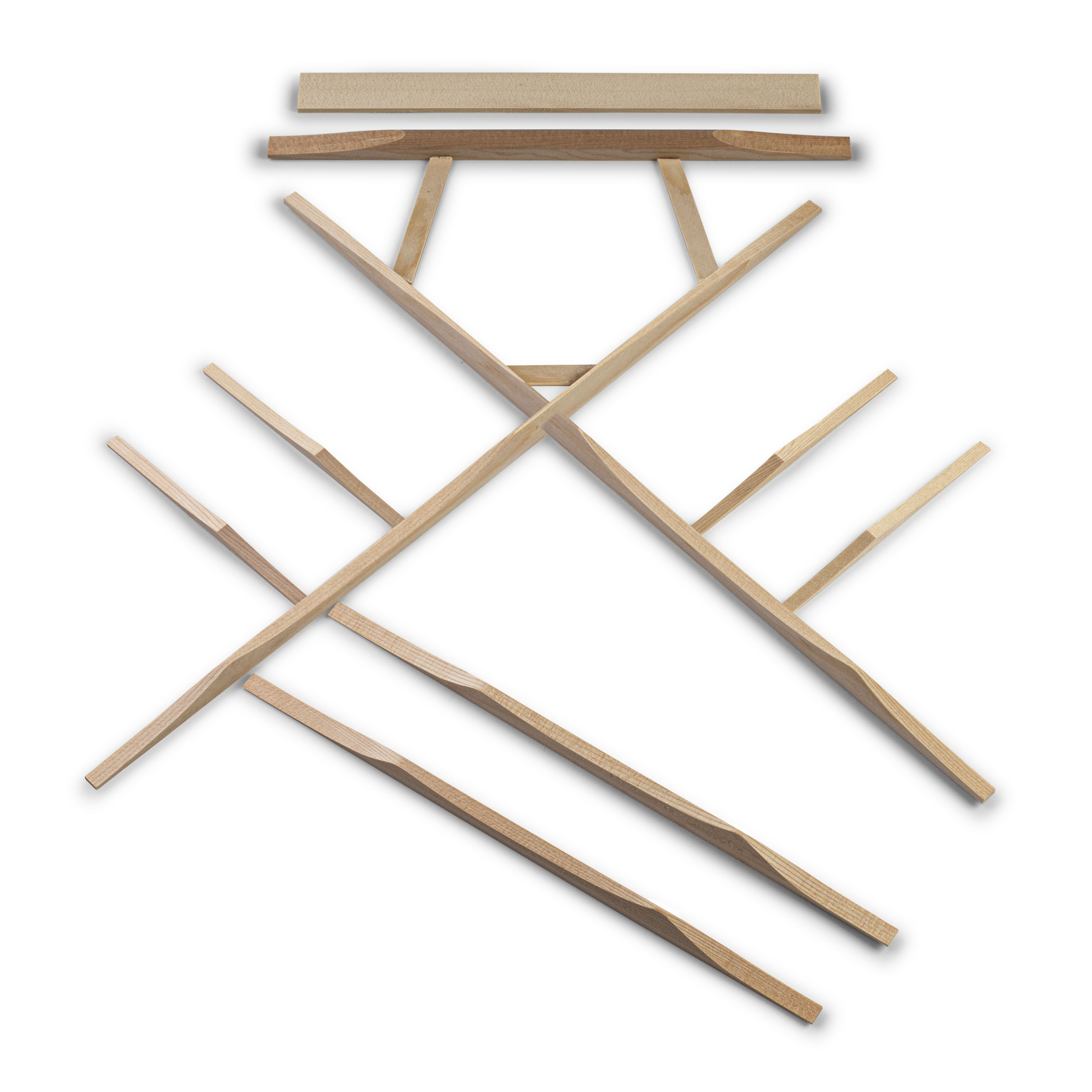 Shaped Braces for Dreadnought Guitar