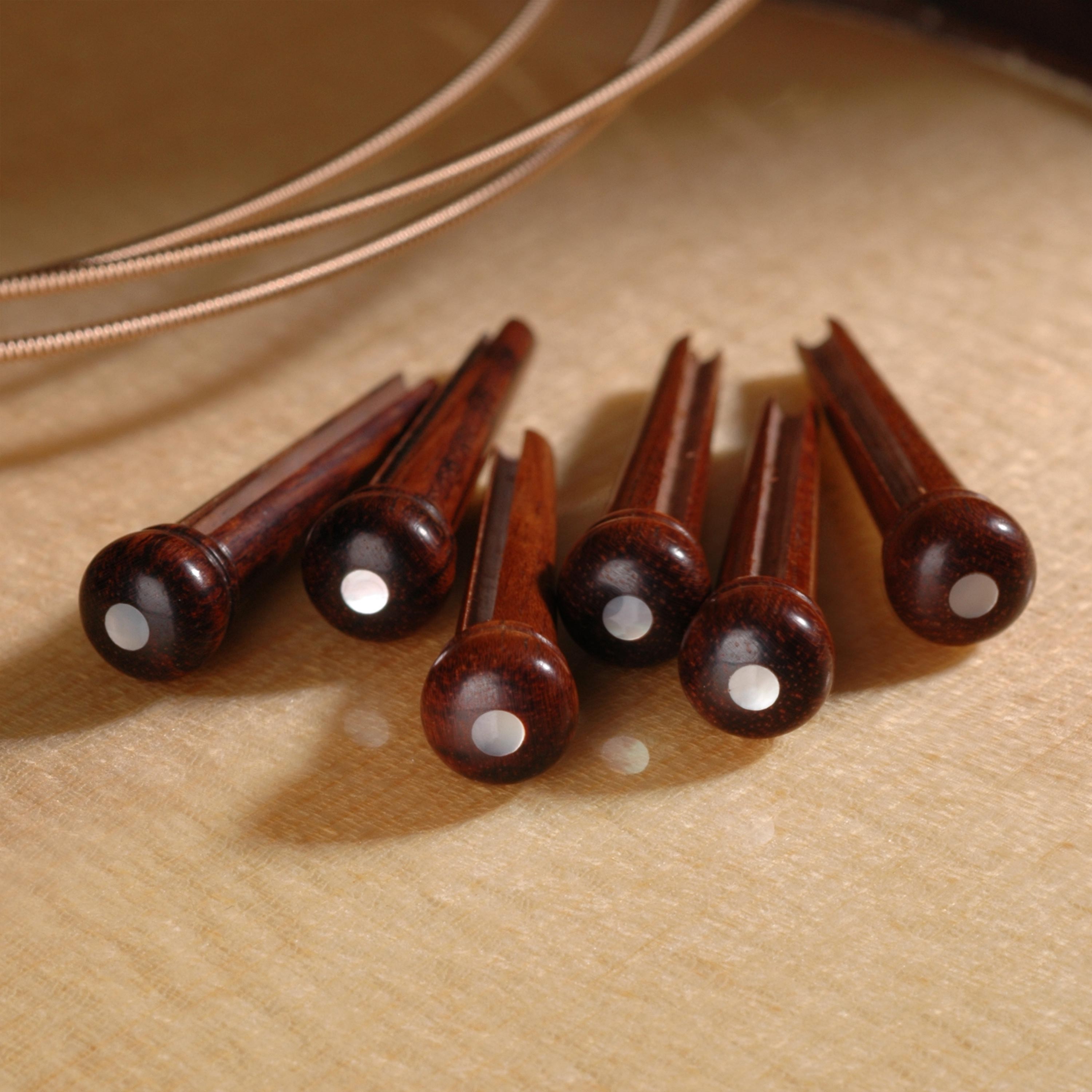 Waverly Snakewood Bridge Pins with Shell Inlay