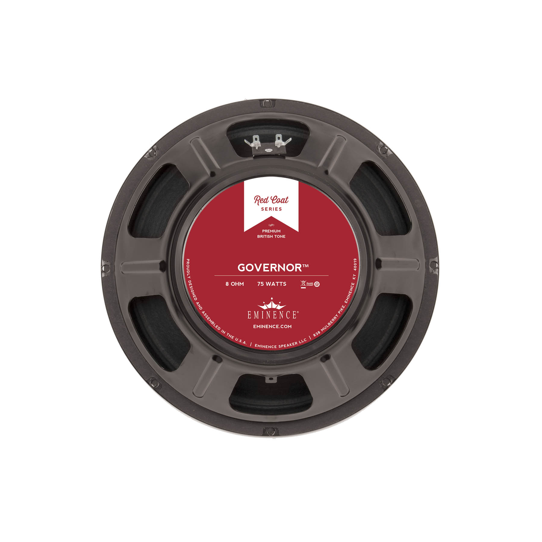 Eminence The Governor 75W 12" Speaker, 8 ohm