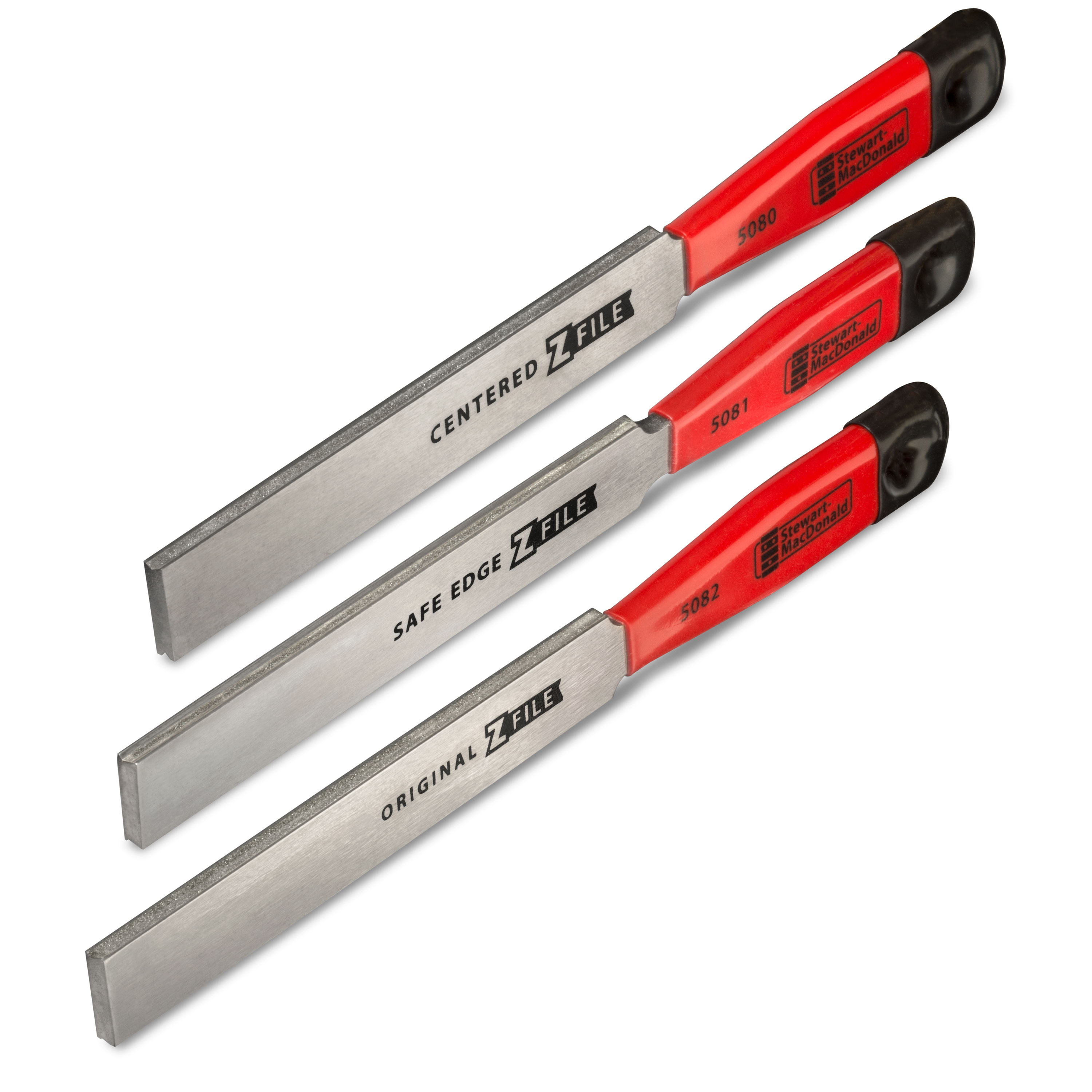 StewMac Z-File Fret Crowning Files, Set of 3