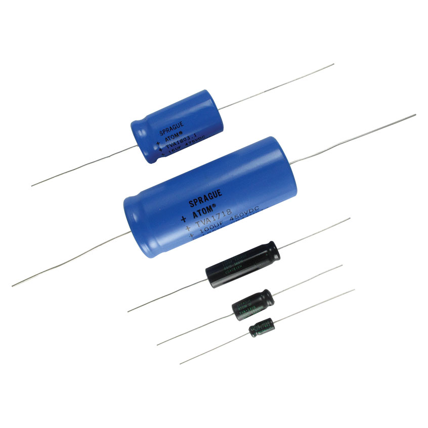 Sprague Atom Electrolytic Caps