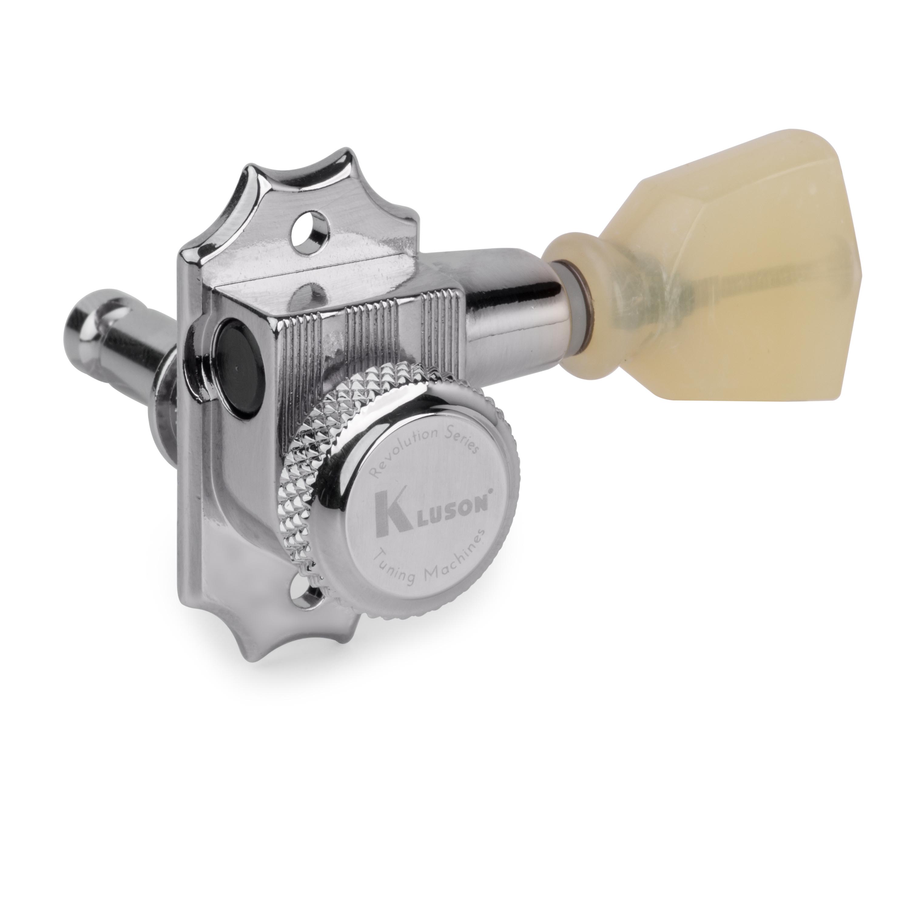 Kluson 3+3 Locking Revolution Series G-Mount Non-Collared Tuners