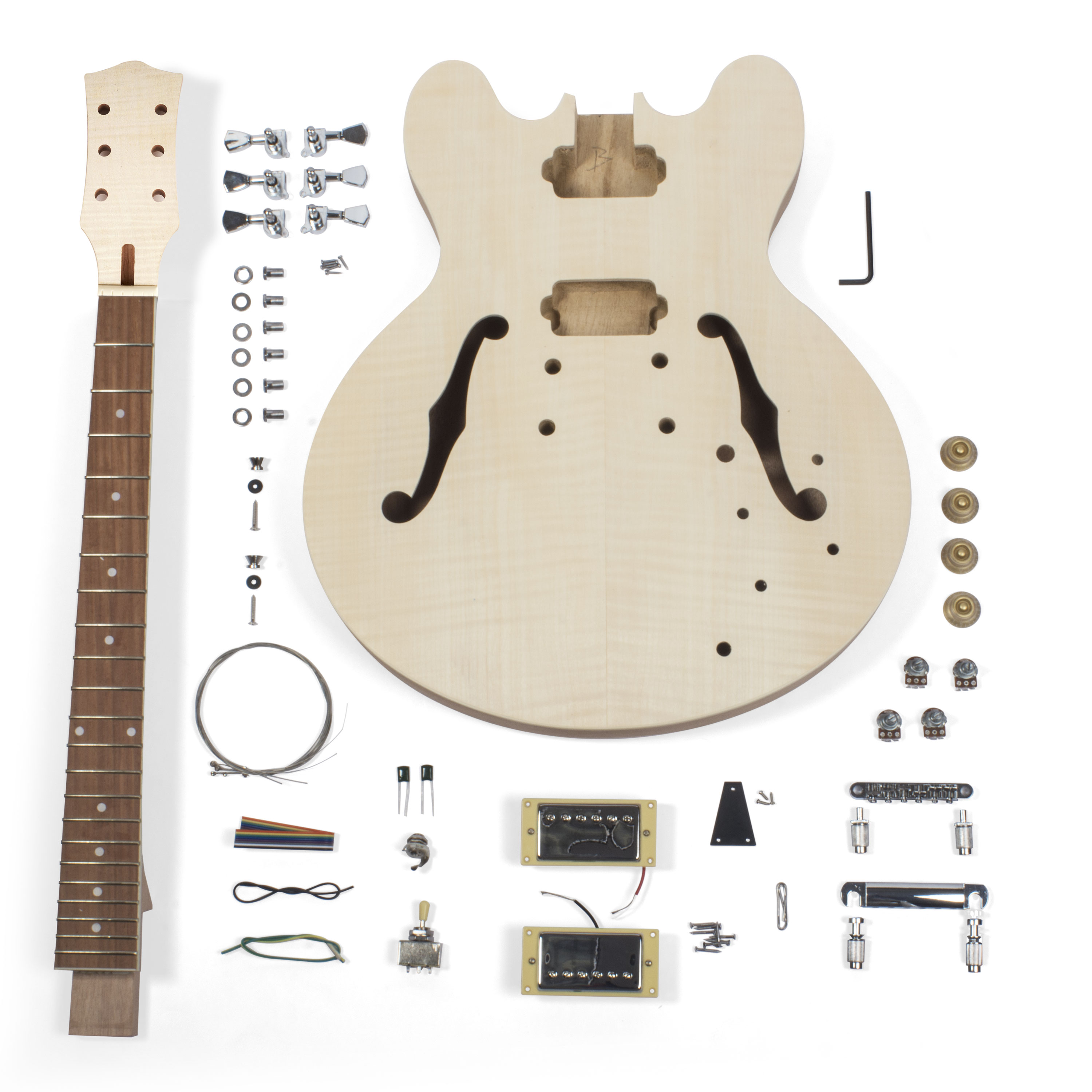 Semi-Hollowbody Electric Guitar Kit