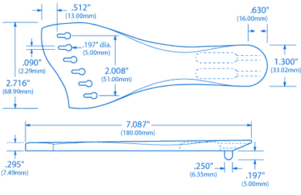 Benedetto Archtop Tailpiece