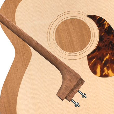 StewMac OM Acoustic Guitar Kit, Bolt-on Neck, Sitka Top, Mahogany Back & Sides