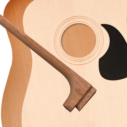 StewMac Dreadnought Acoustic Guitar Kit, Dovetail Neck, Sitka Top, Mahogany Back &amp; Sides