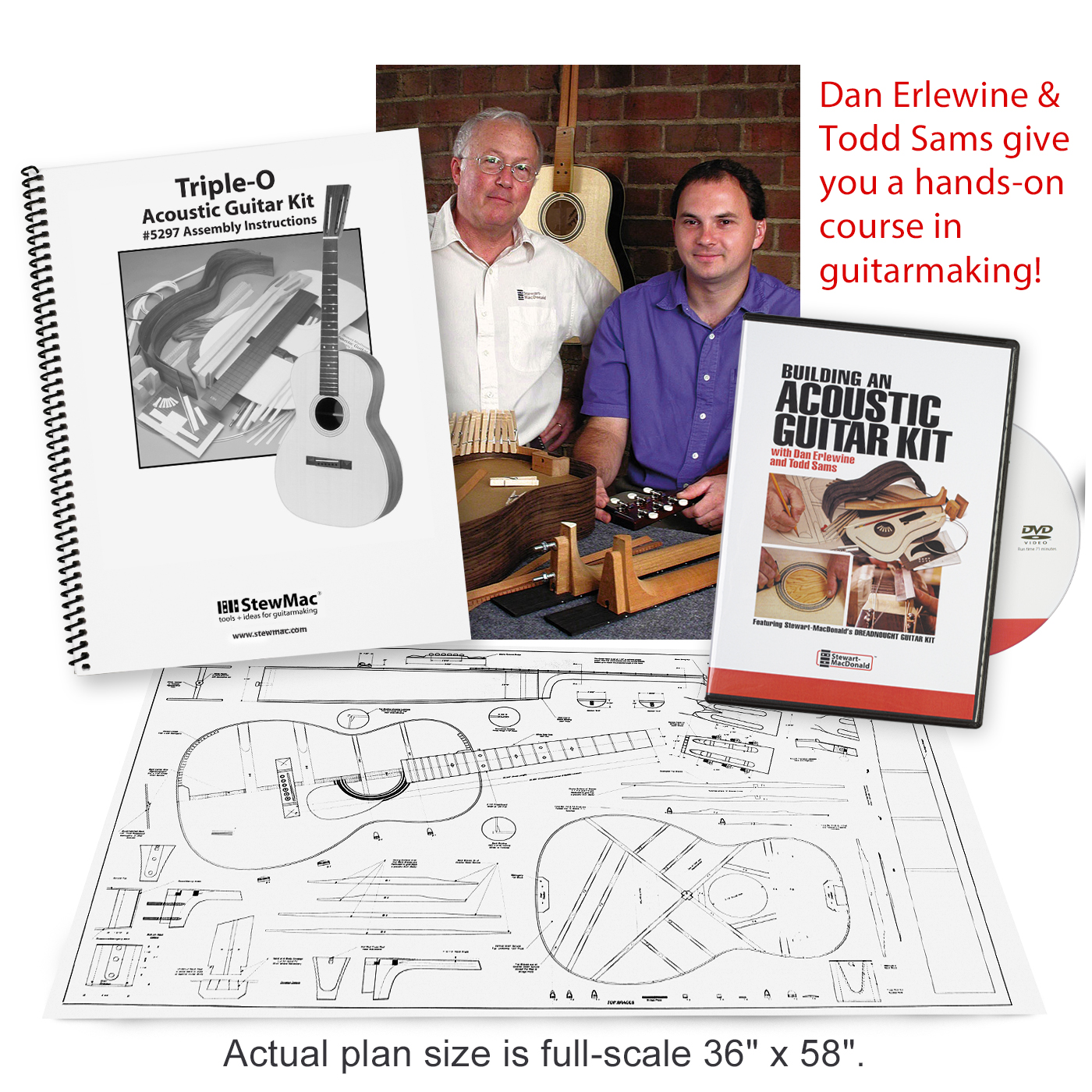 StewMac Triple-O Acoustic Guitar Kit