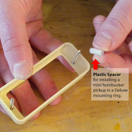 Plastic Spacer for Deluxe Mini Humbuckers