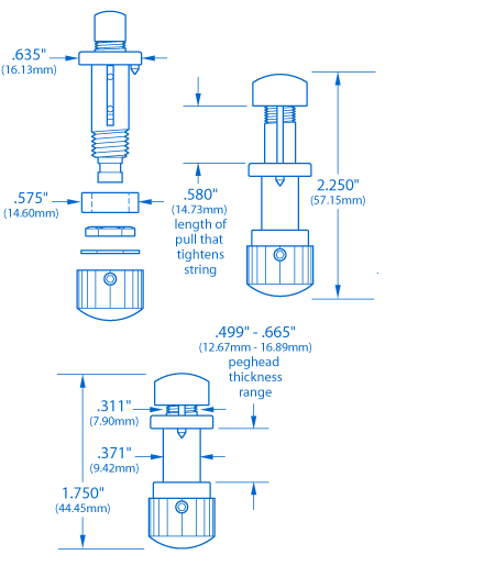 Steinberger Gearless Tuners