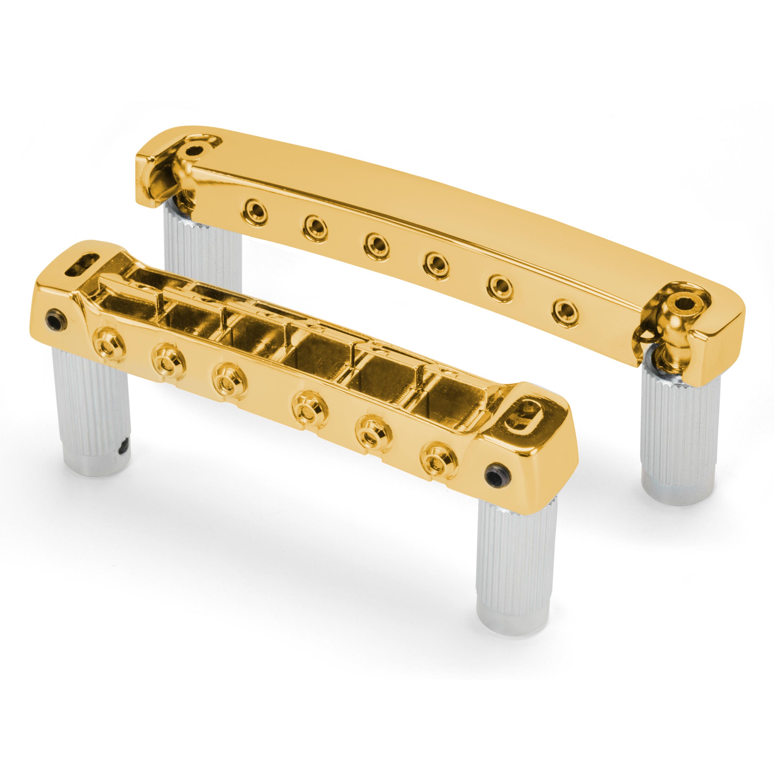 Gotoh 510 Bridge and Tailpiece, Bridge and Tailpiece, gold