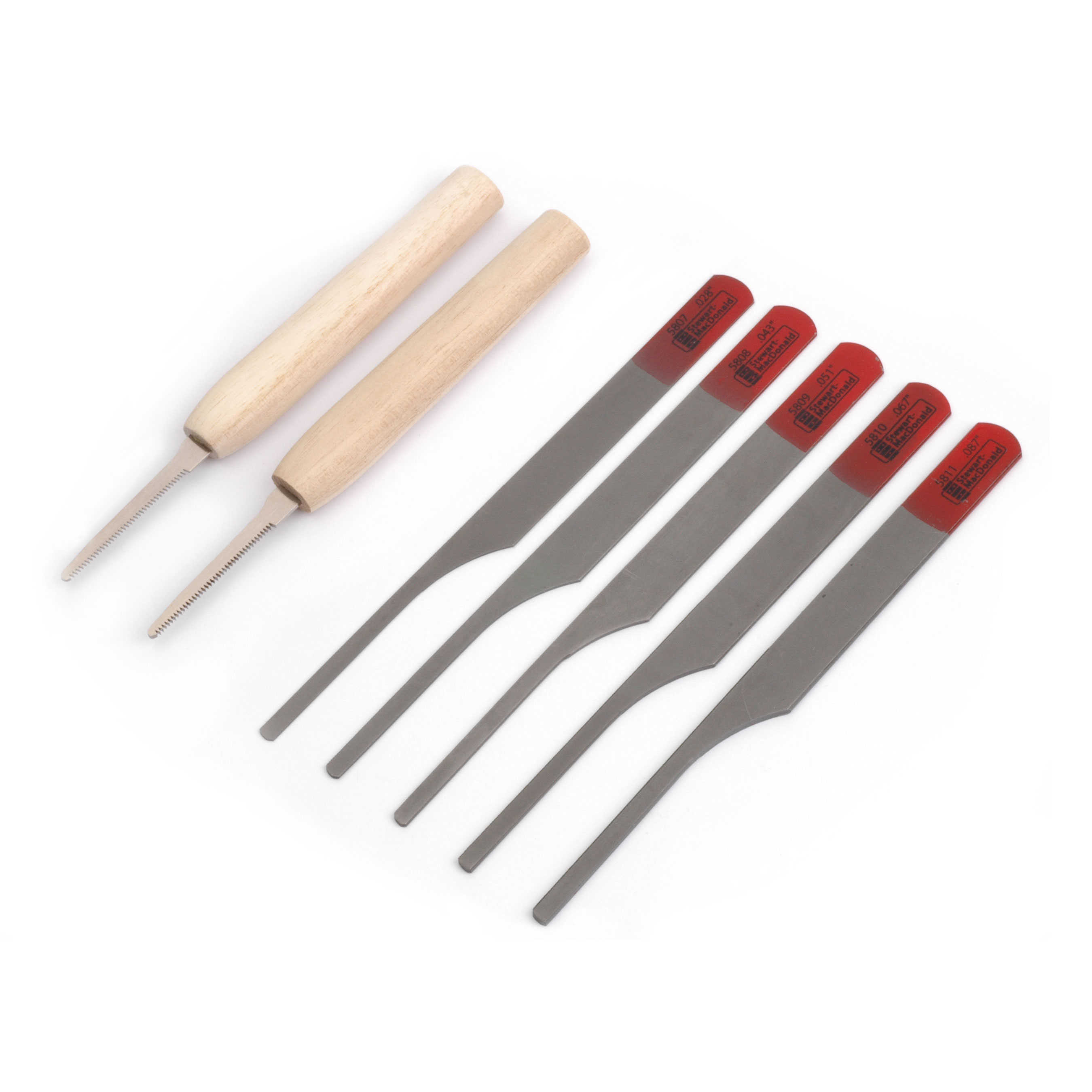 Bridge Pin Hole Slotting Saws + Files