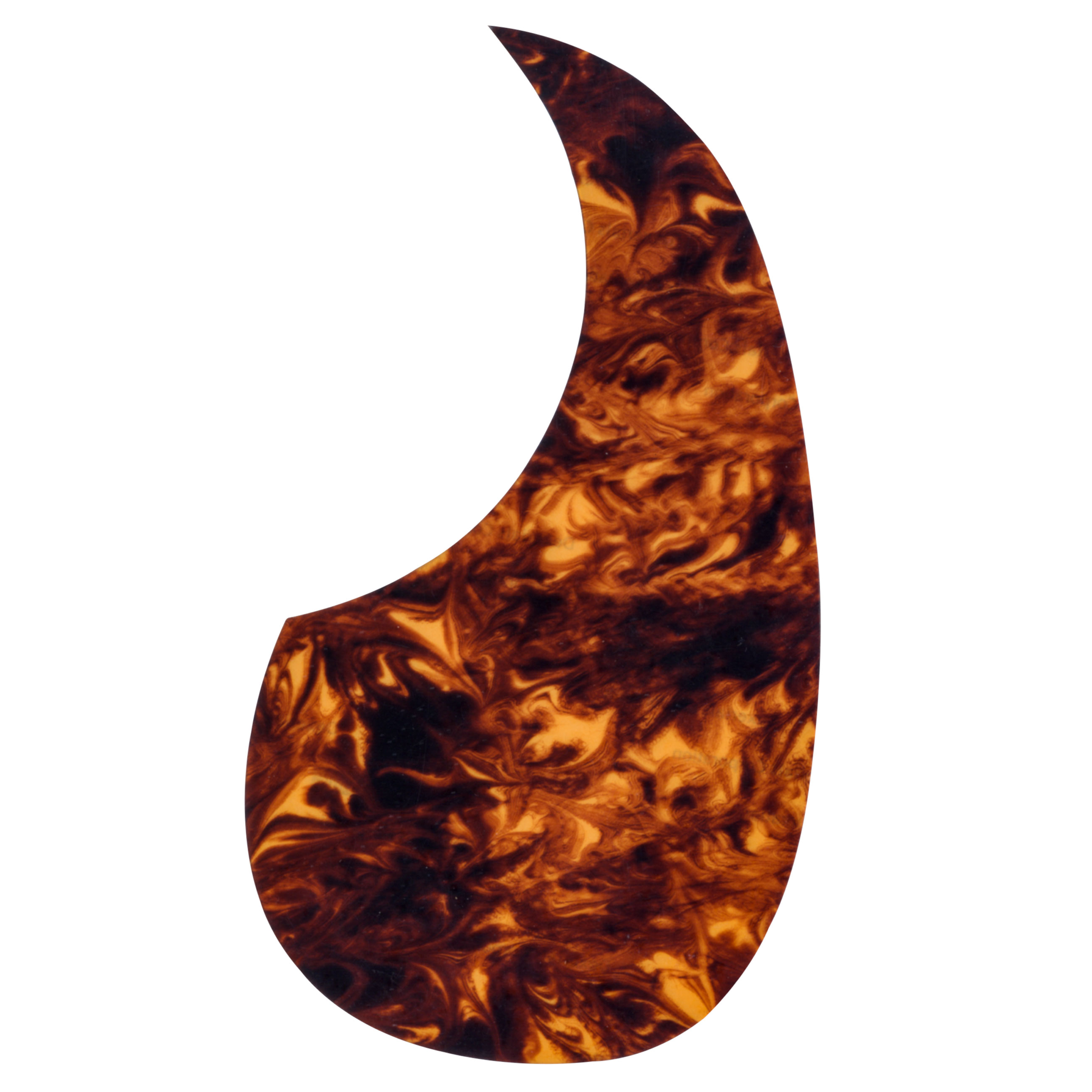 OM Acoustic Guitar Pickguard, Vintage Brown Tortoise