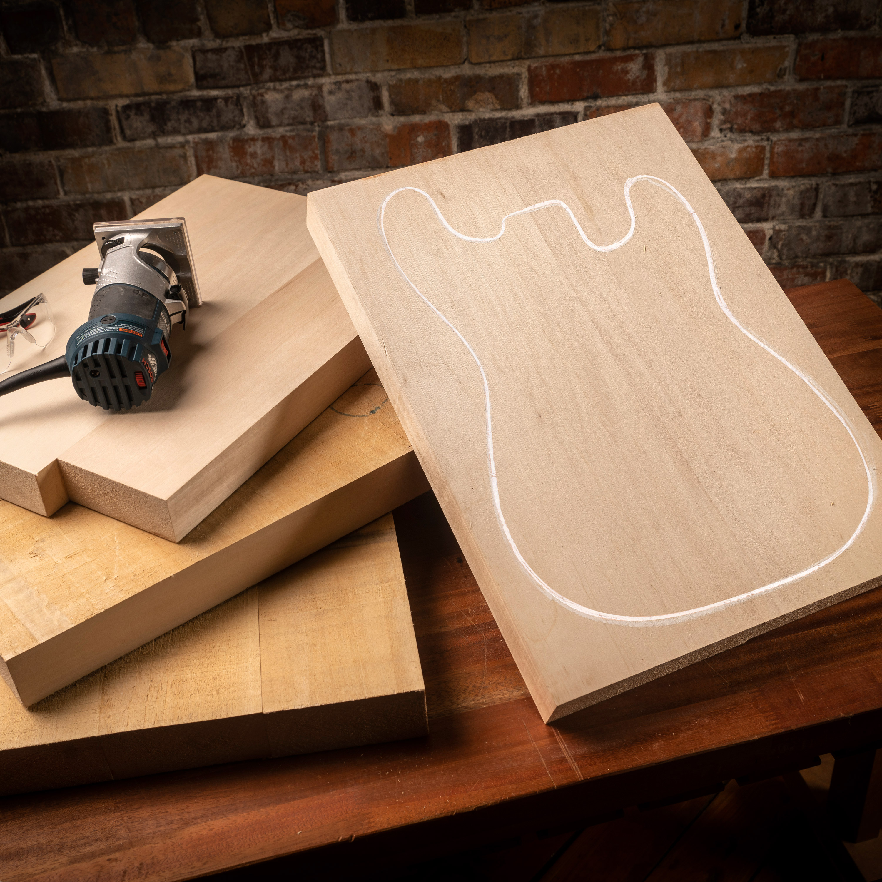 Basswood Body Blank