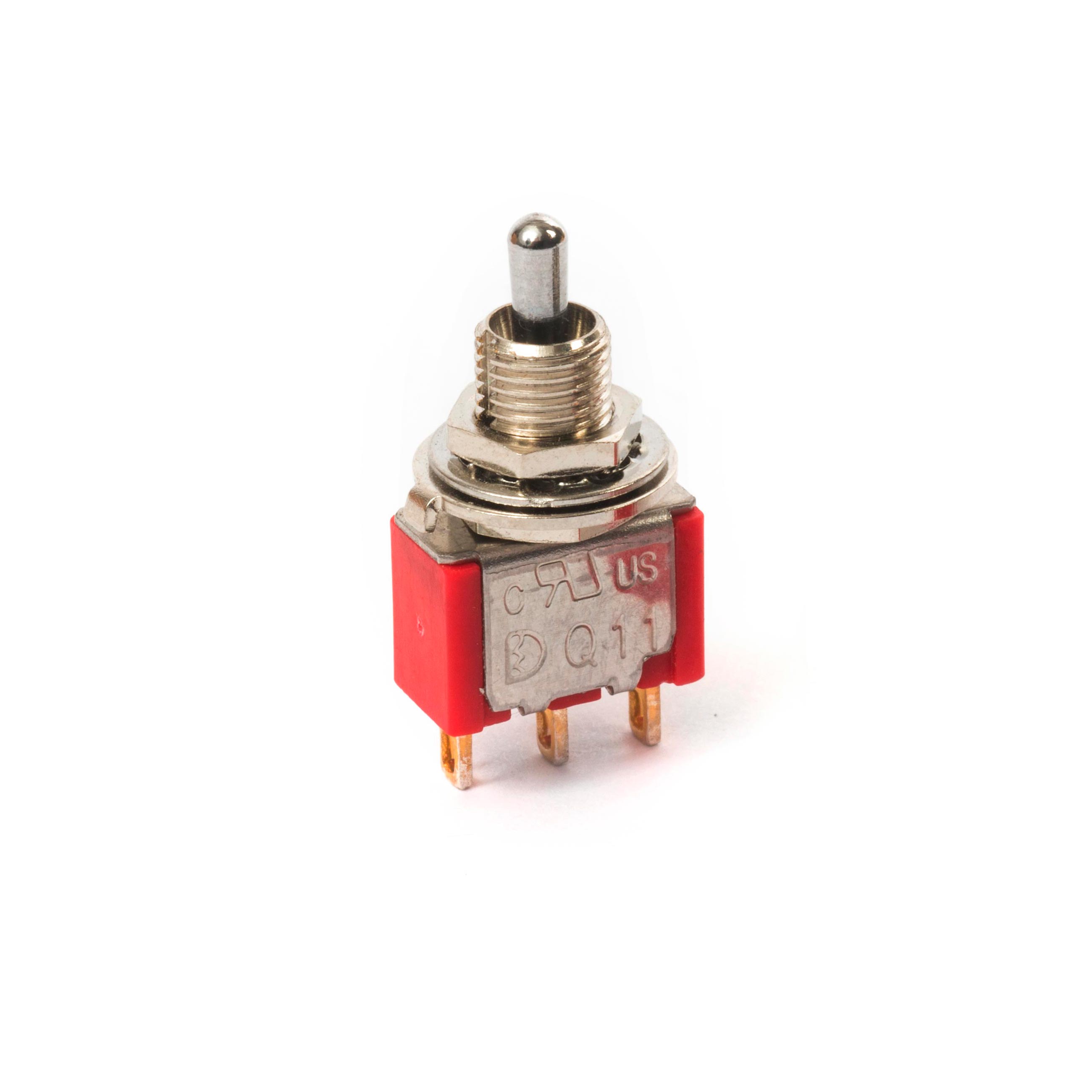 Mini Toggle Switches, SPDT, On/Off/On