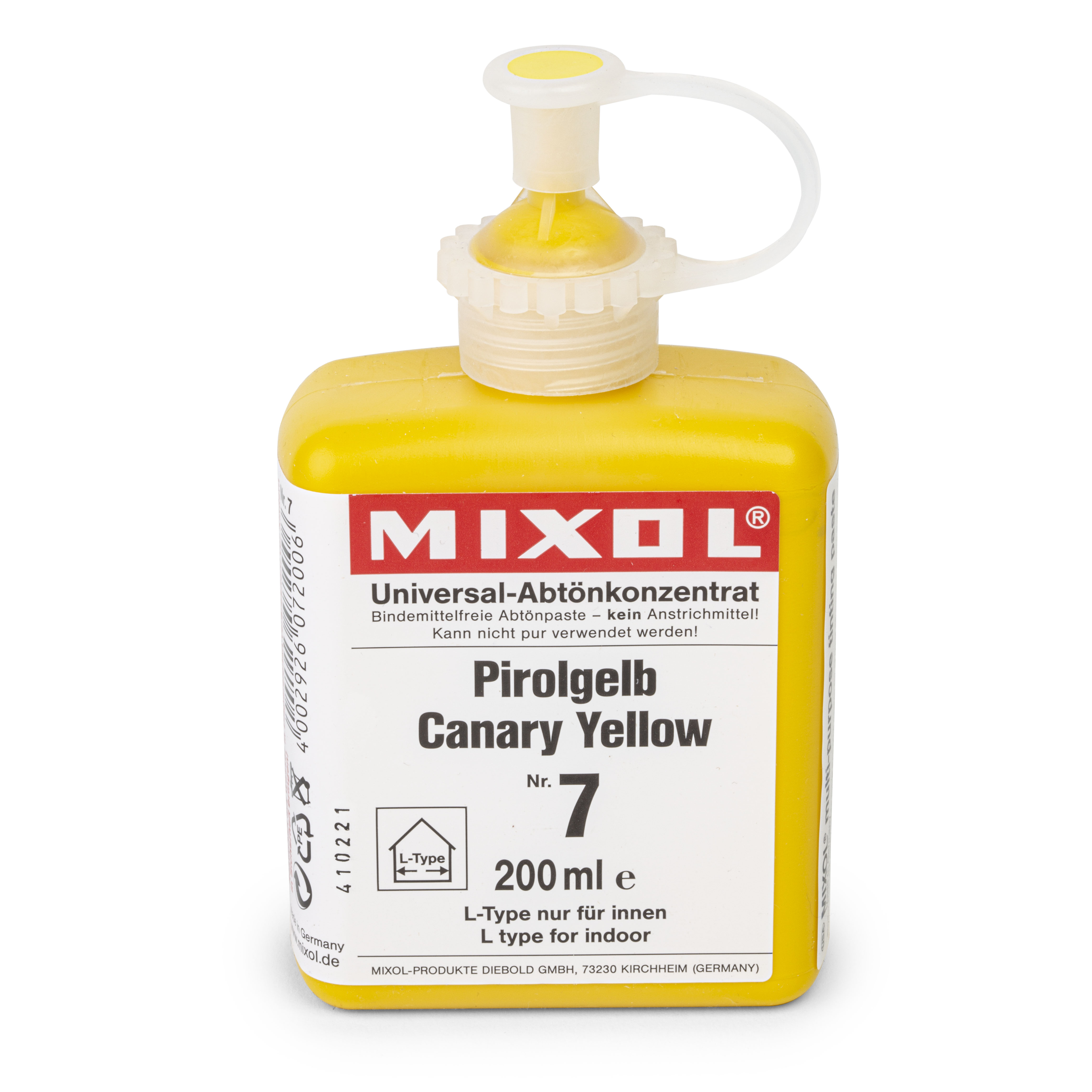 Mixol Universal Tints, Large Bottle, Yellow