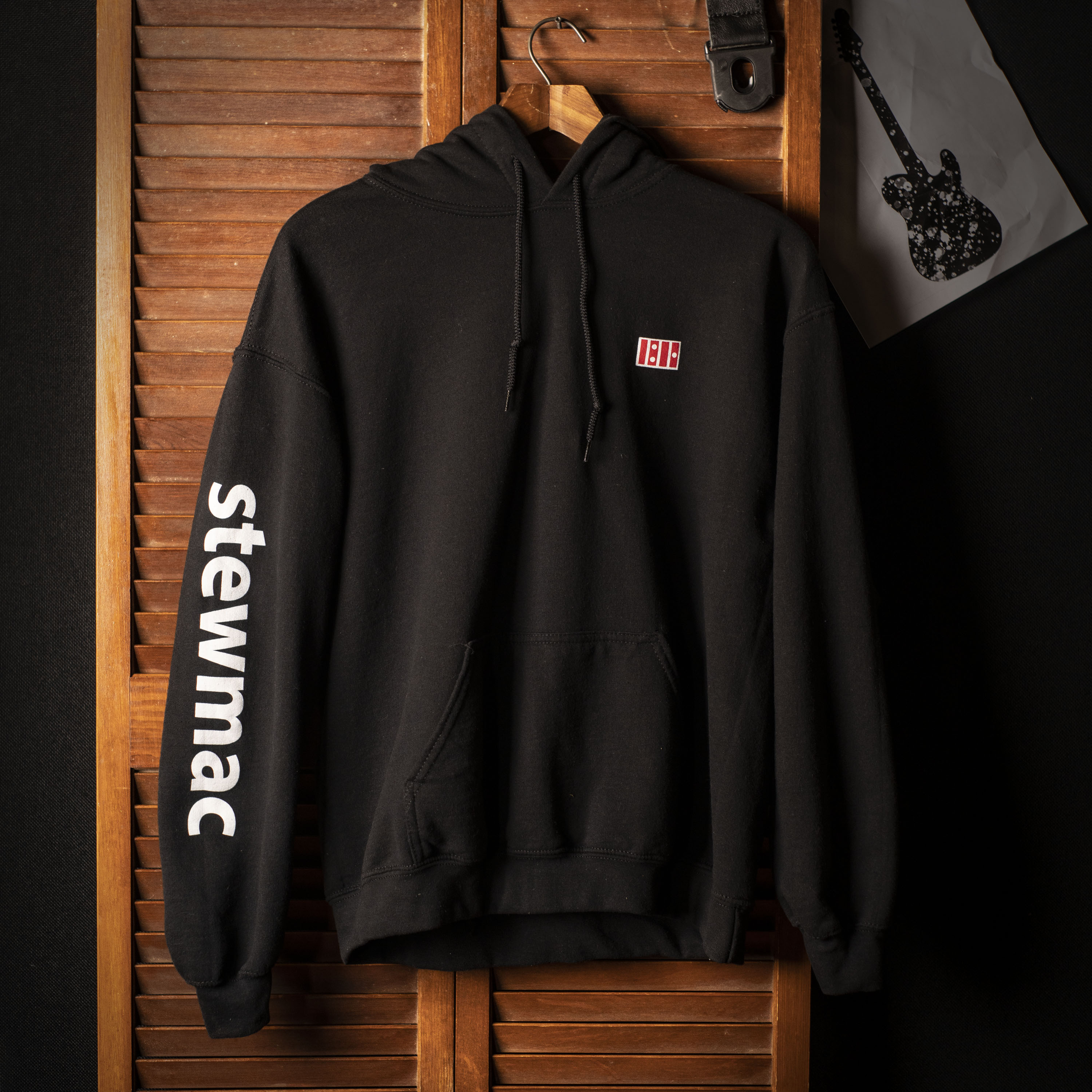 StewMac Pullover Hoodie, Black