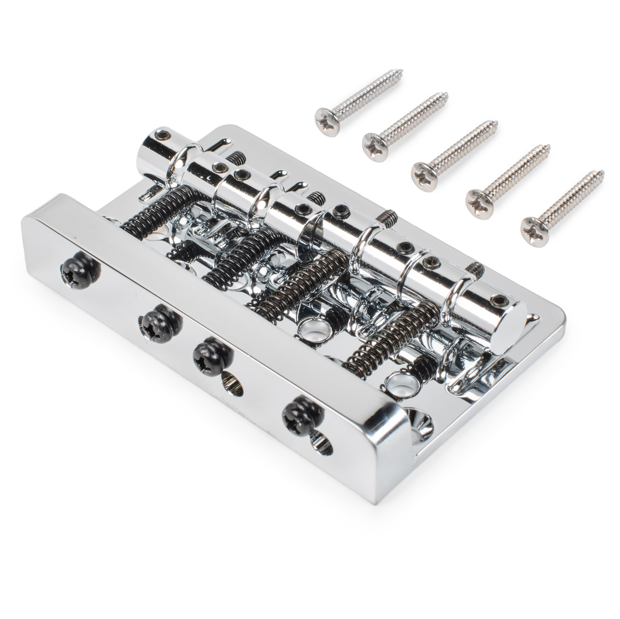 StewMac High-mass Bass Bridge, Chrome