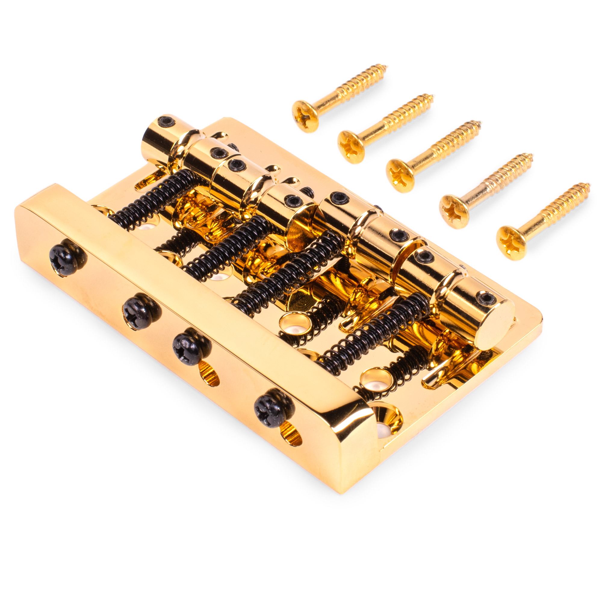 StewMac High-mass Bass Bridge, Gold