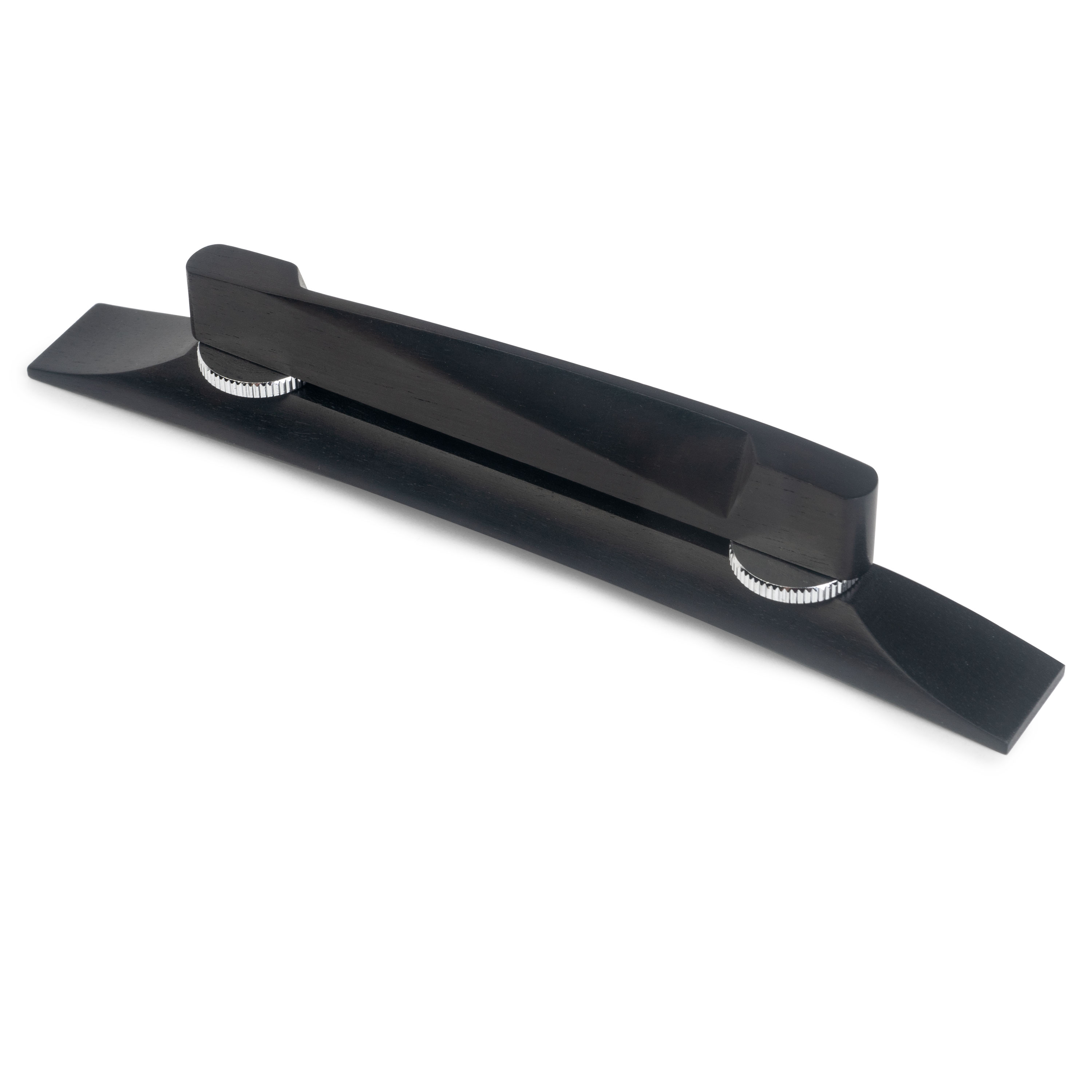 Benedetto Archtop Guitar Bridge, Ebony with Nickel